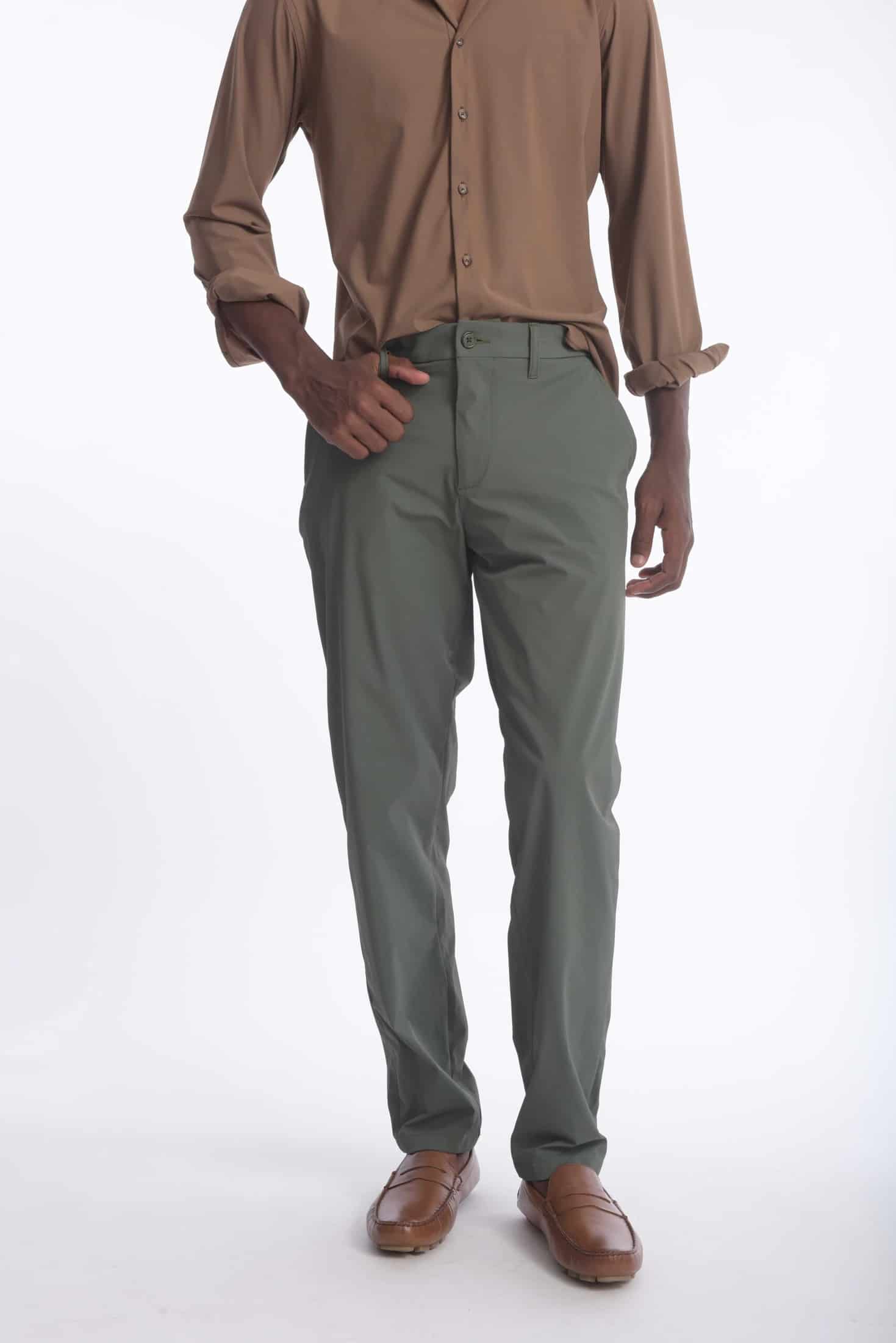 Pantalón Smart Tech Verde Army - miniatura 4