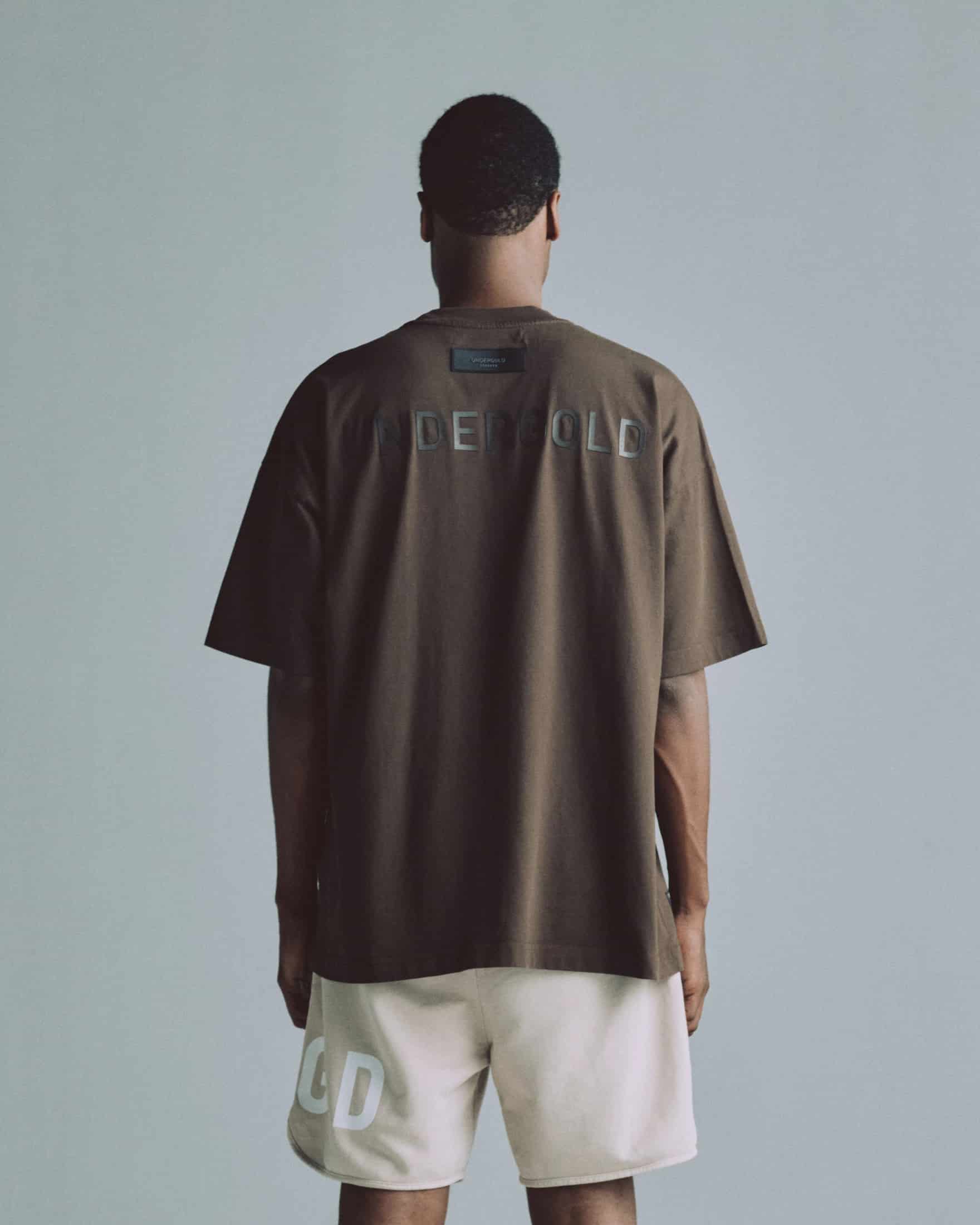 Line Logo Tshirt Brown - miniatura 5