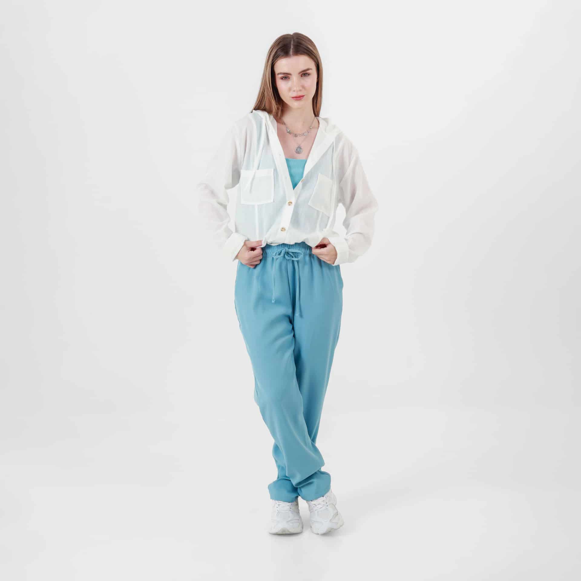 Chaqueta ligera manga larga con capucha y bolsillos - miniatura 9