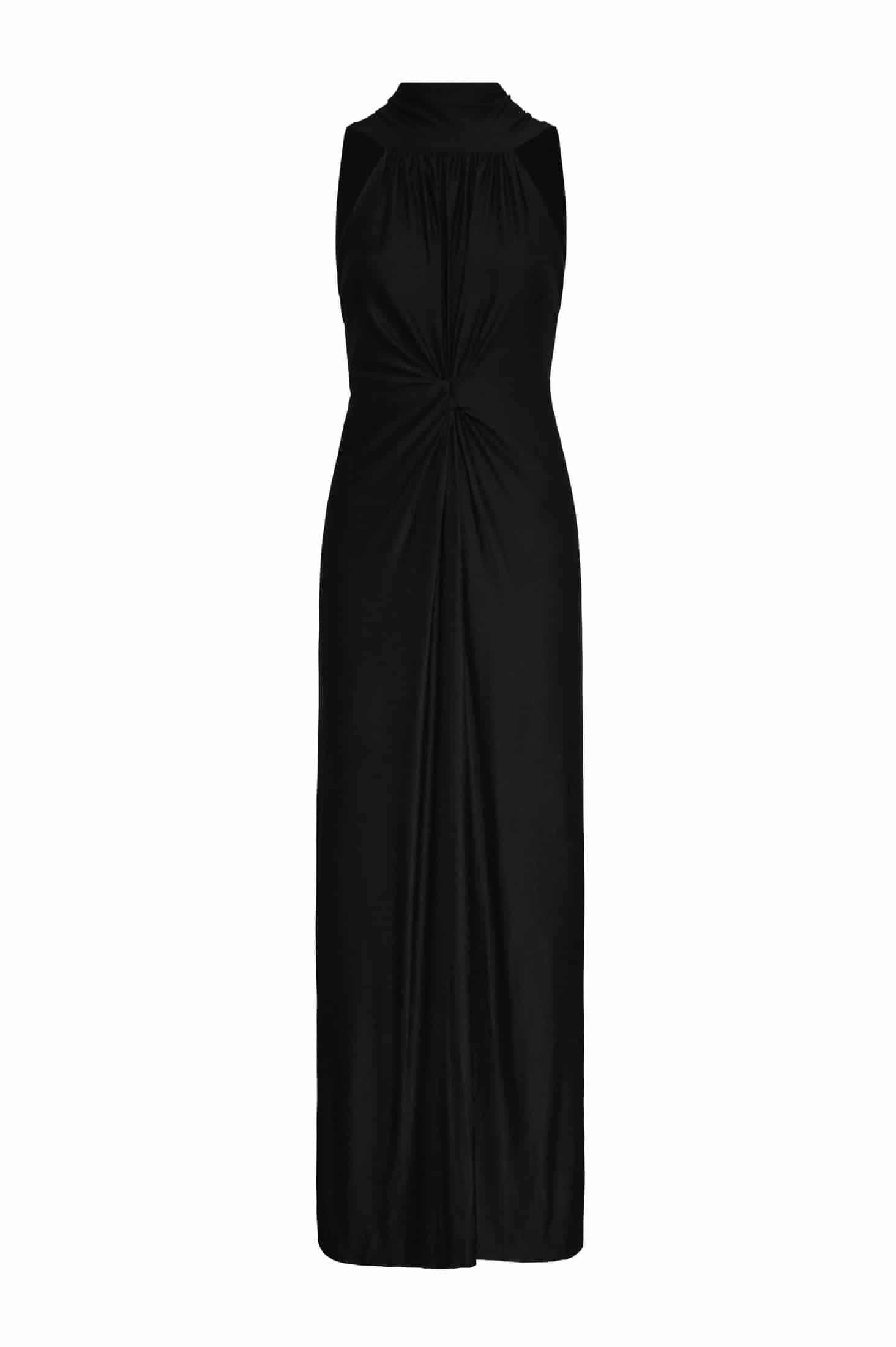 Rosales Jersey Maxi Dress / Black - miniatura 2