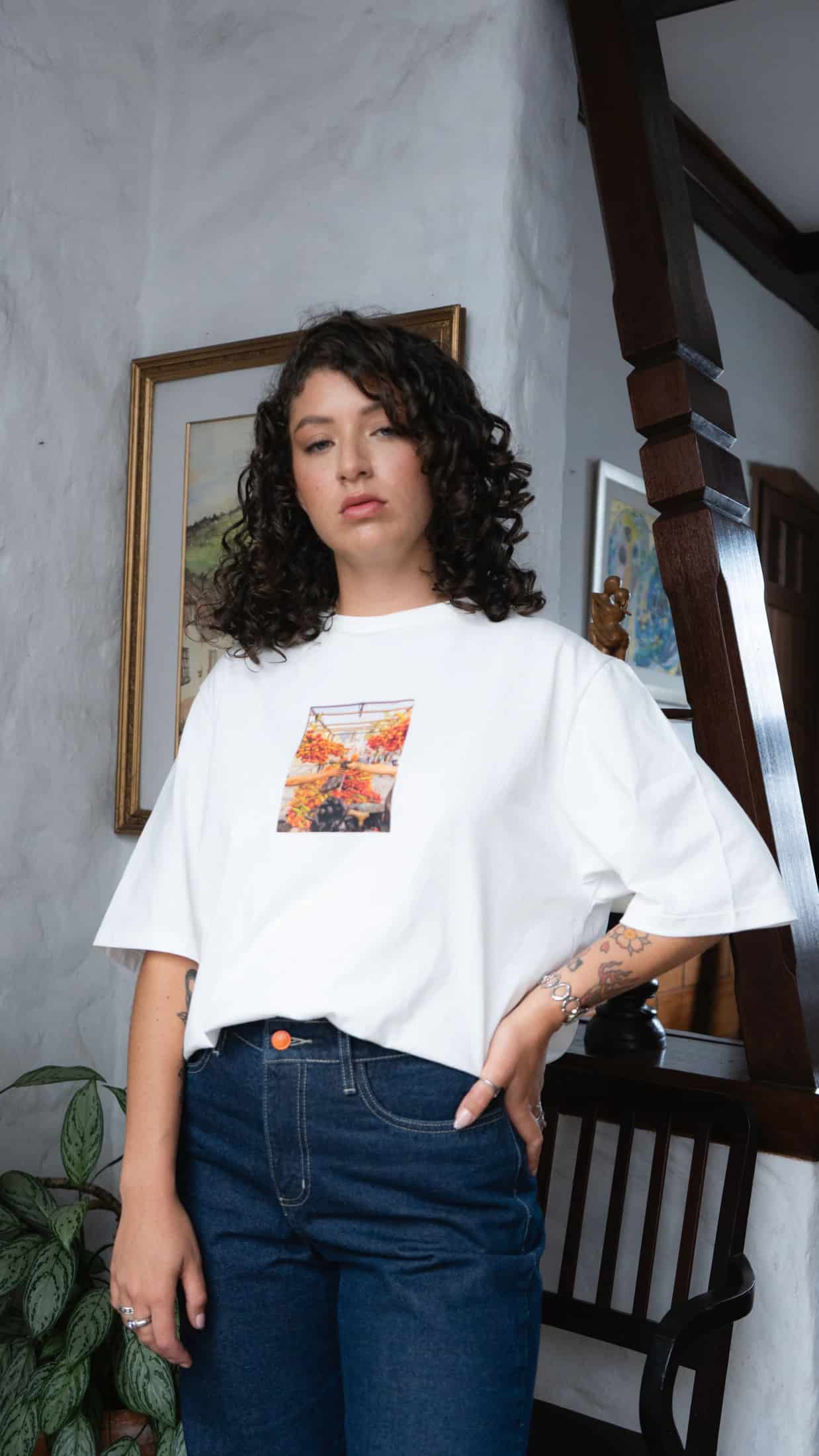 Camiseta Oversized Chontaduro Maduro - miniatura 1