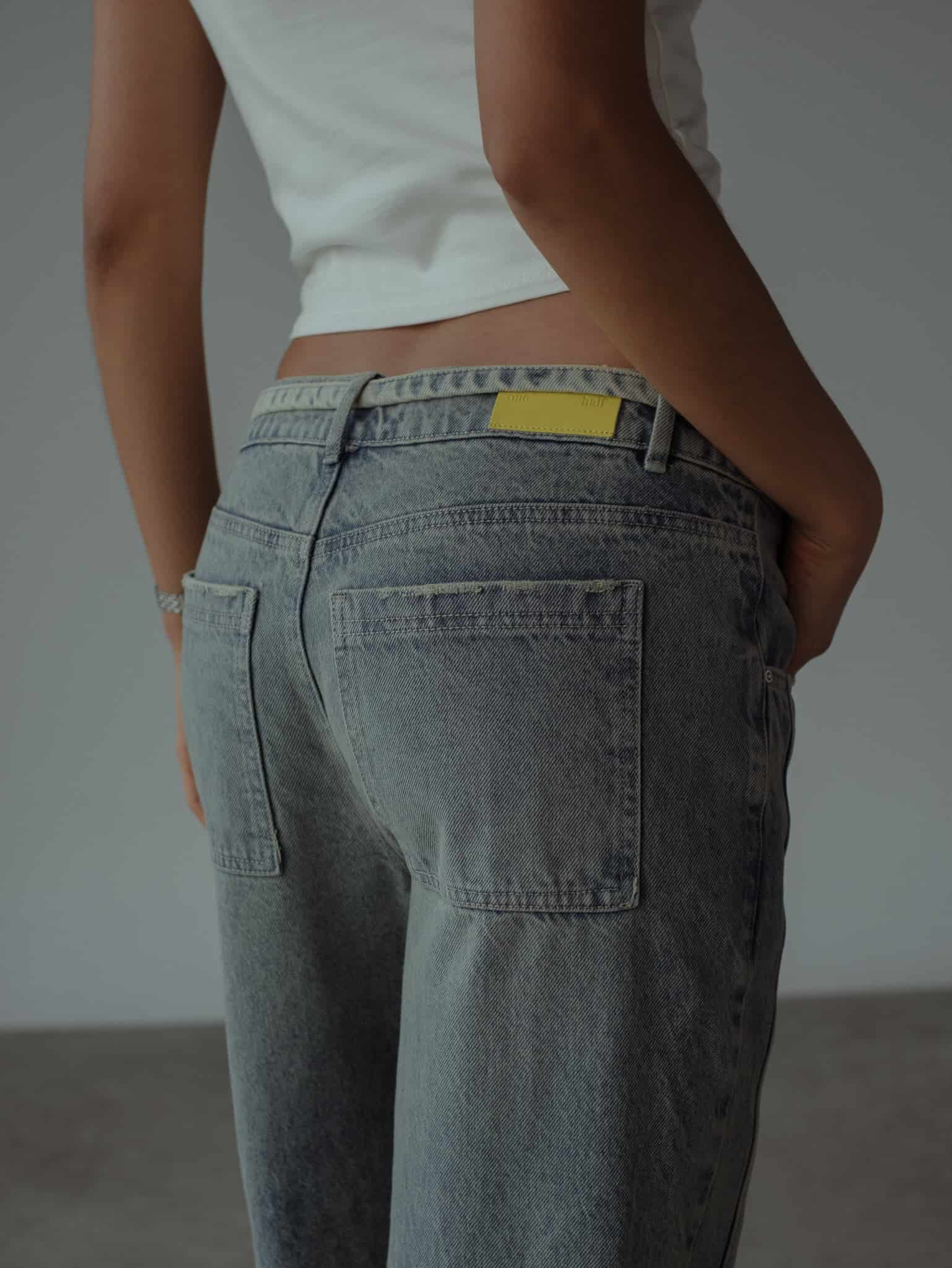 LOOSE CORD JEAN - DIRTY WASH CLEAR BLUE - miniatura 12
