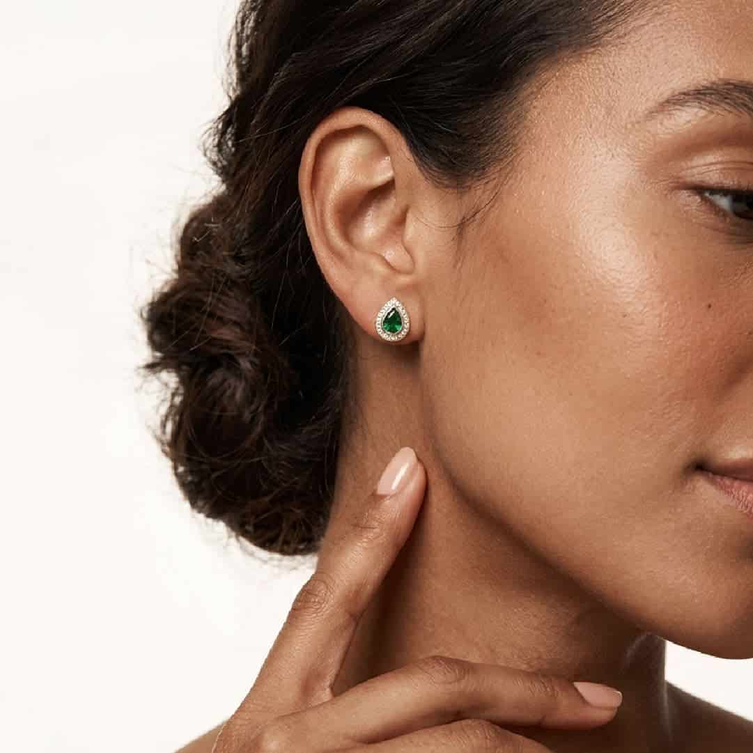 Aretes Aqua Esmeralda - miniatura 4