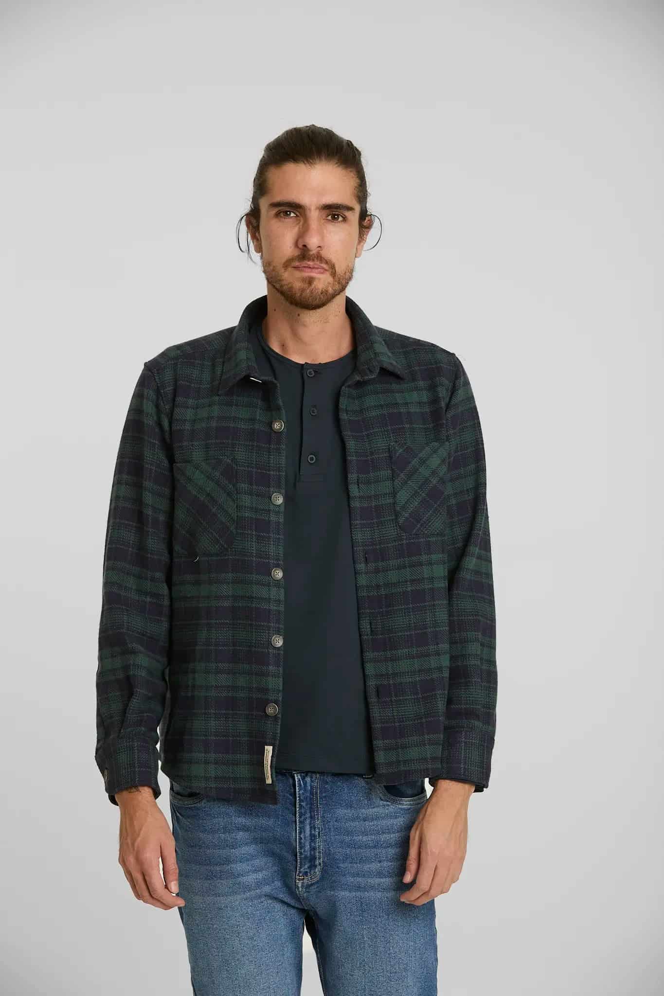 Sobrecamisa Cuadros Verde - miniatura 1