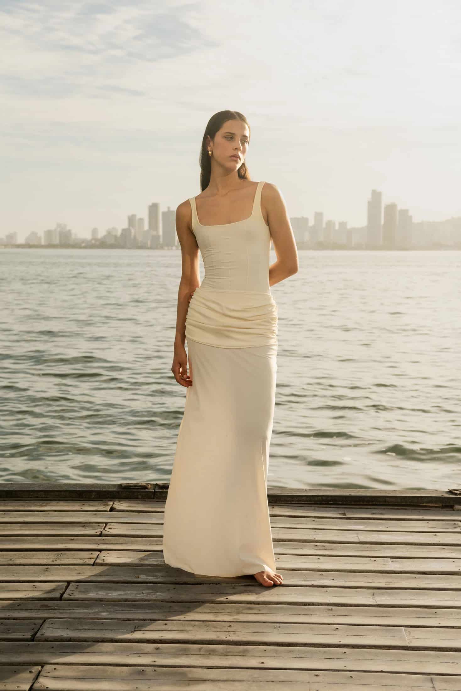 MARÍA SKIRT - IVORY - miniatura 1