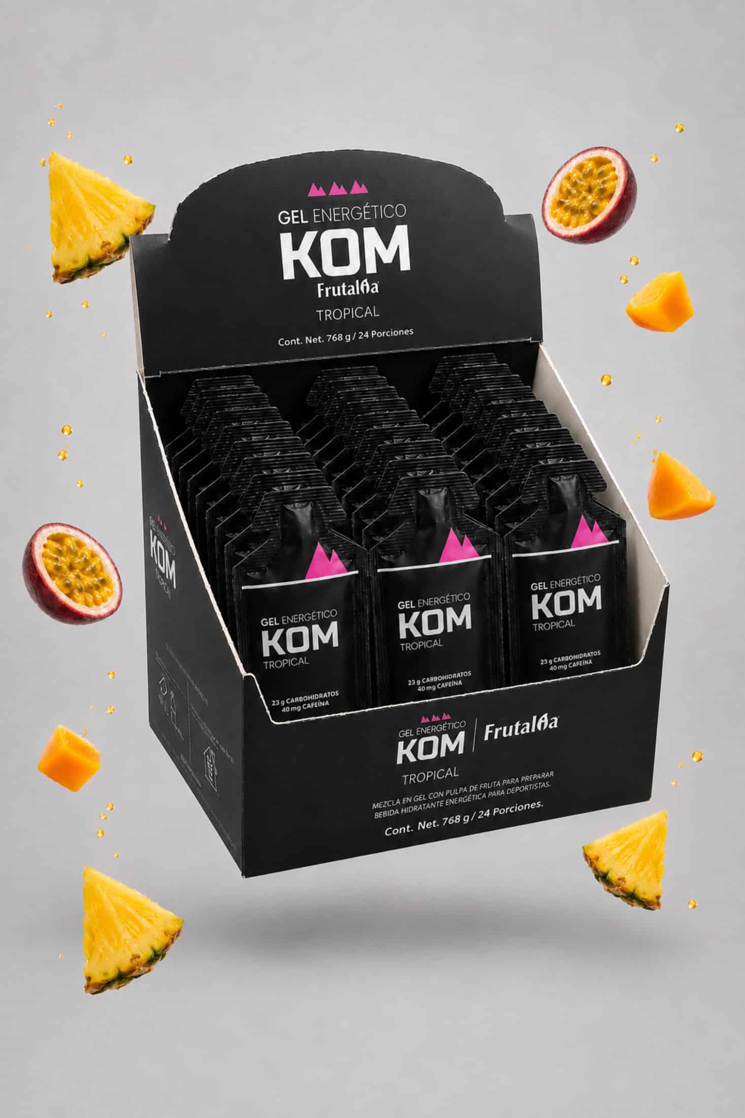 Gel Energético KOM 23 g de Carbohidratos | Caja x24 - miniatura 2