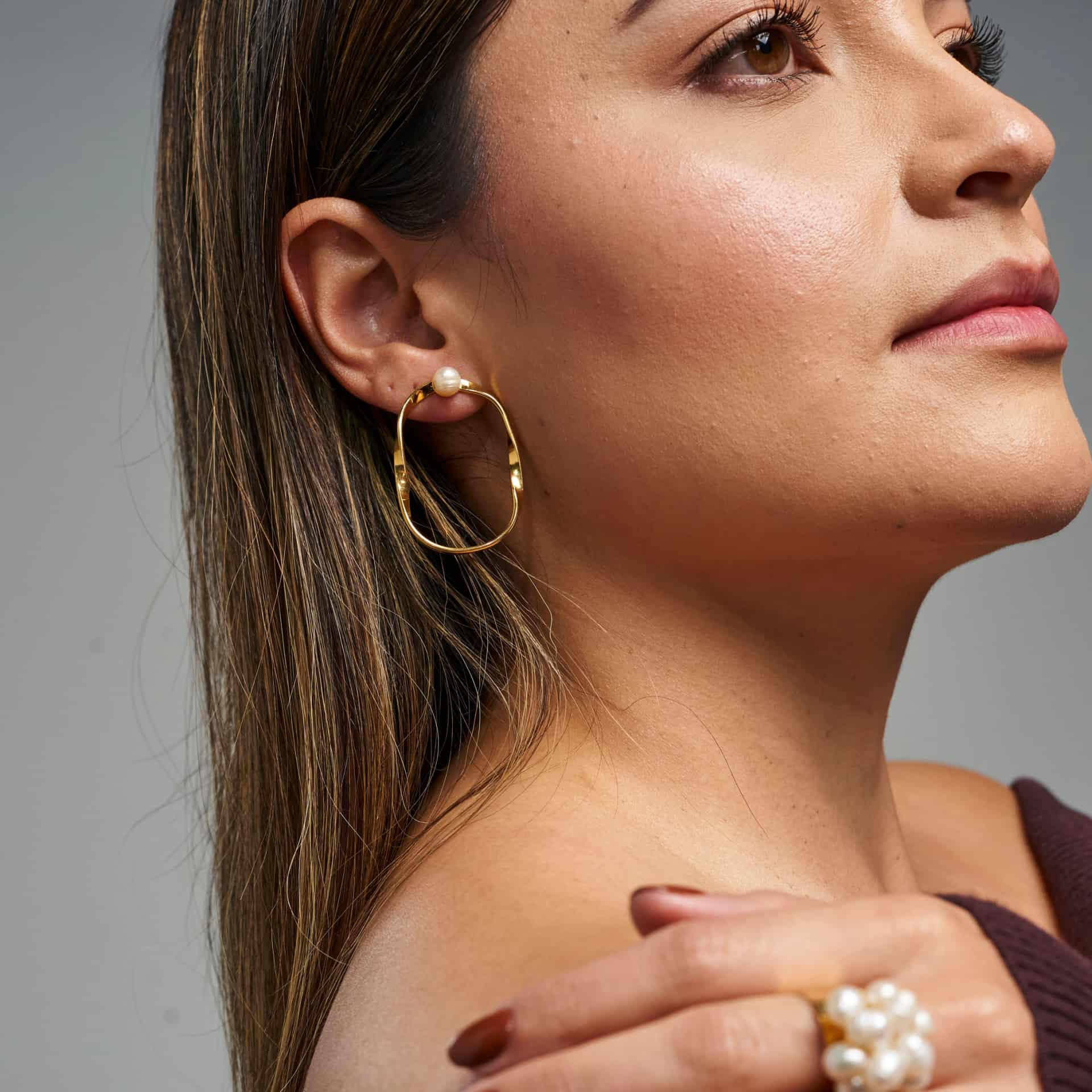 Marina Pearl Drops Earrings - miniatura 6
