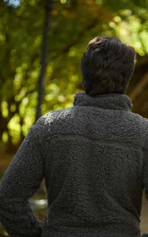 SACO OVEJERO GRIS OSCURO - UNISEX - miniatura 2