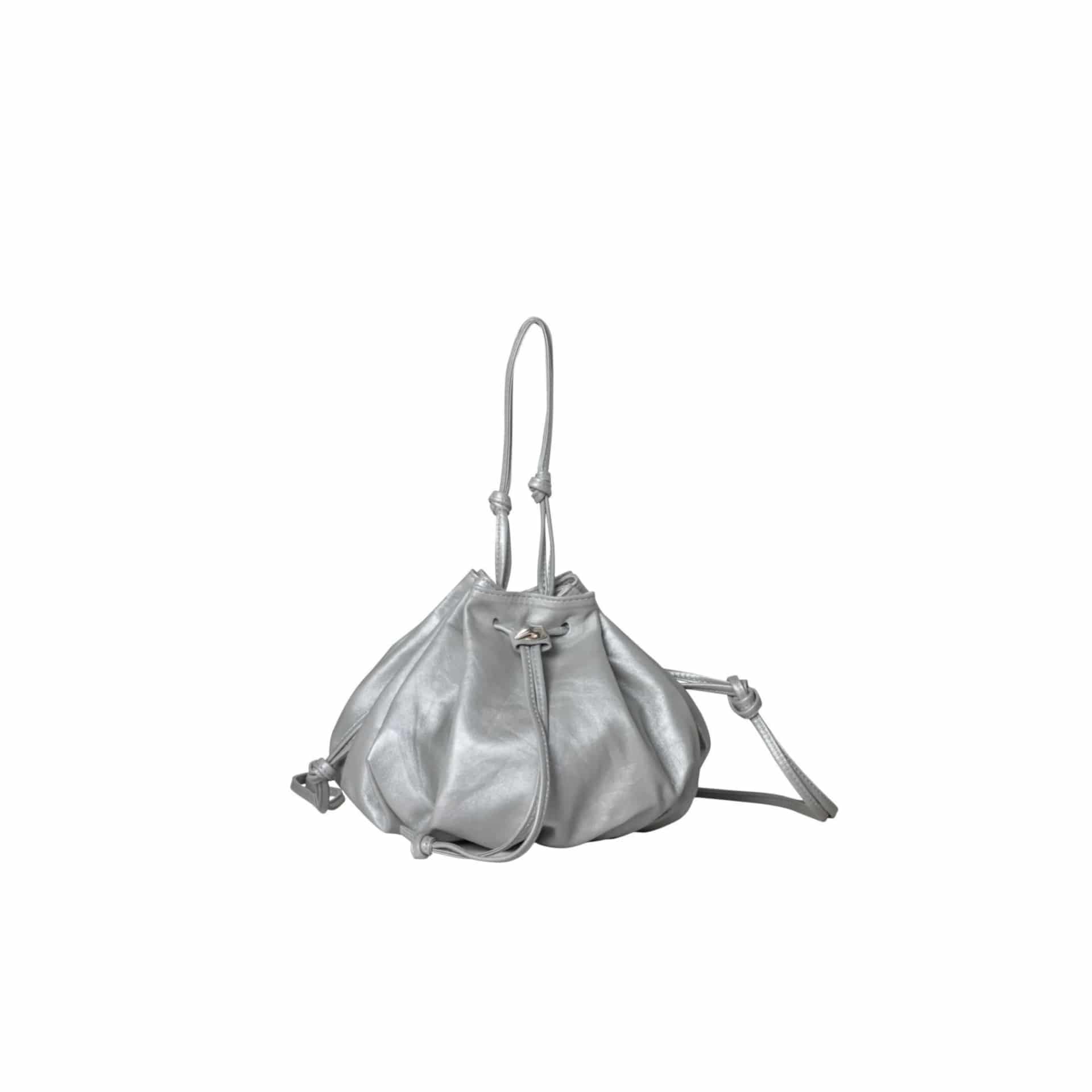 Alpha Bottle Green Leather Bag - miniatura 2