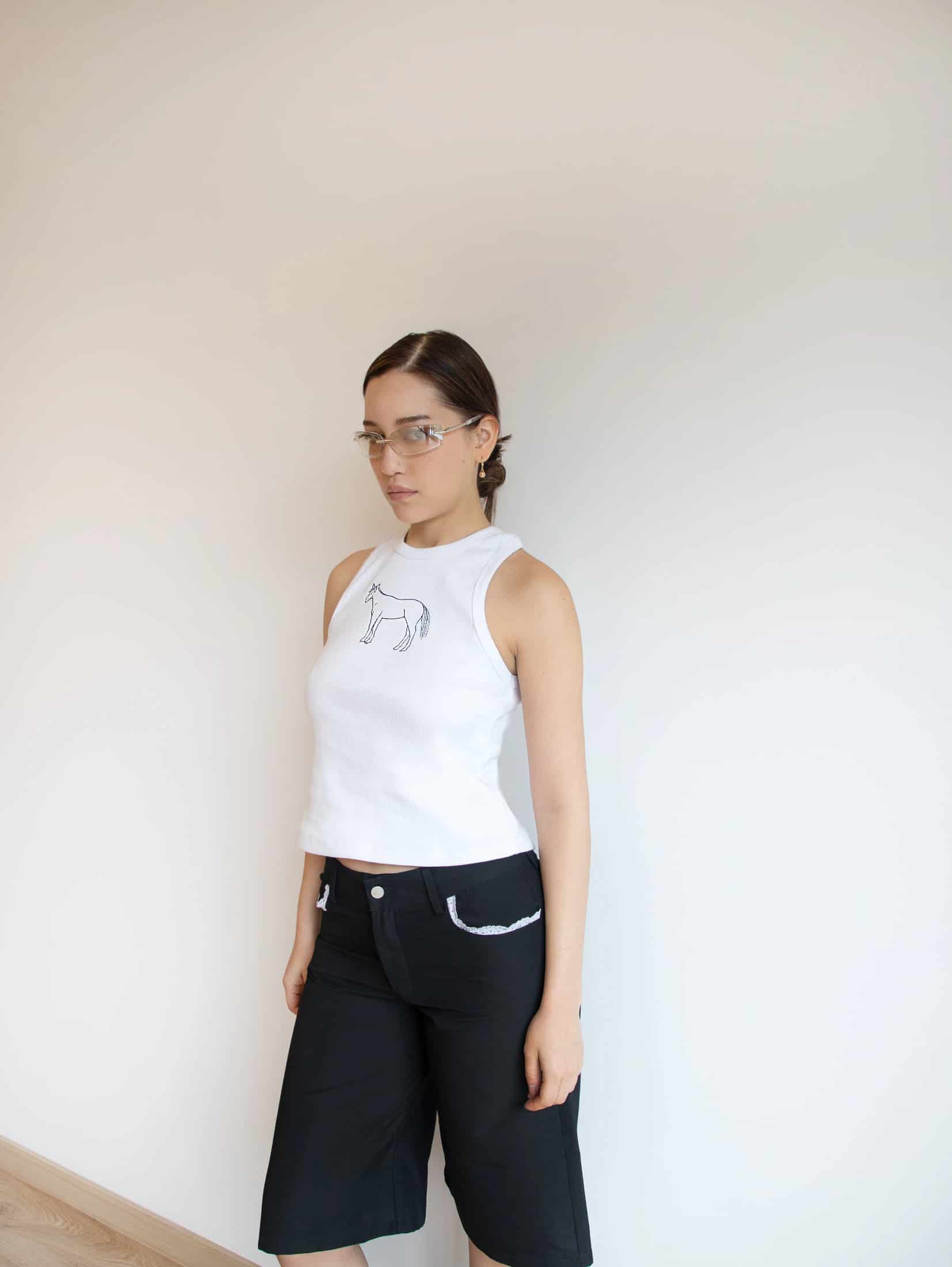 Wild Horse Tank Top White - miniatura 1