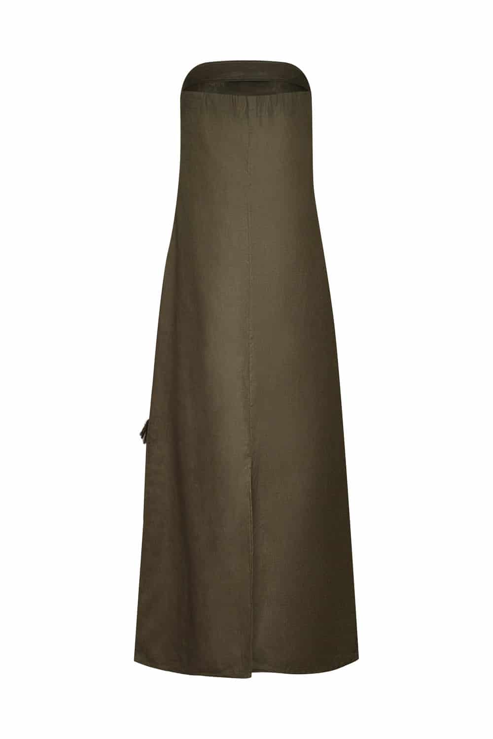 Vestido presagio verde oliva - miniatura 4