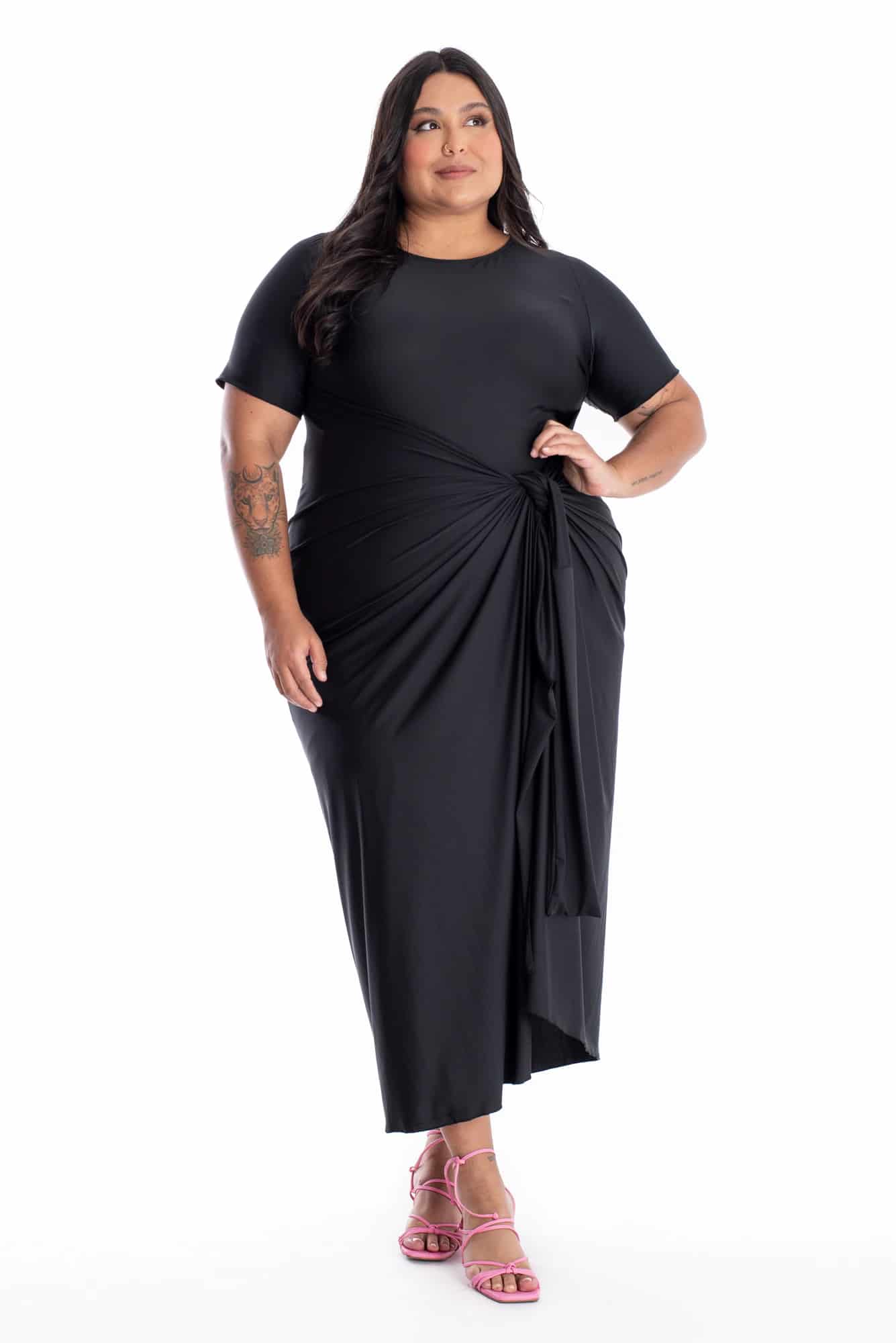 Vestido Diverso Negro - miniatura 2