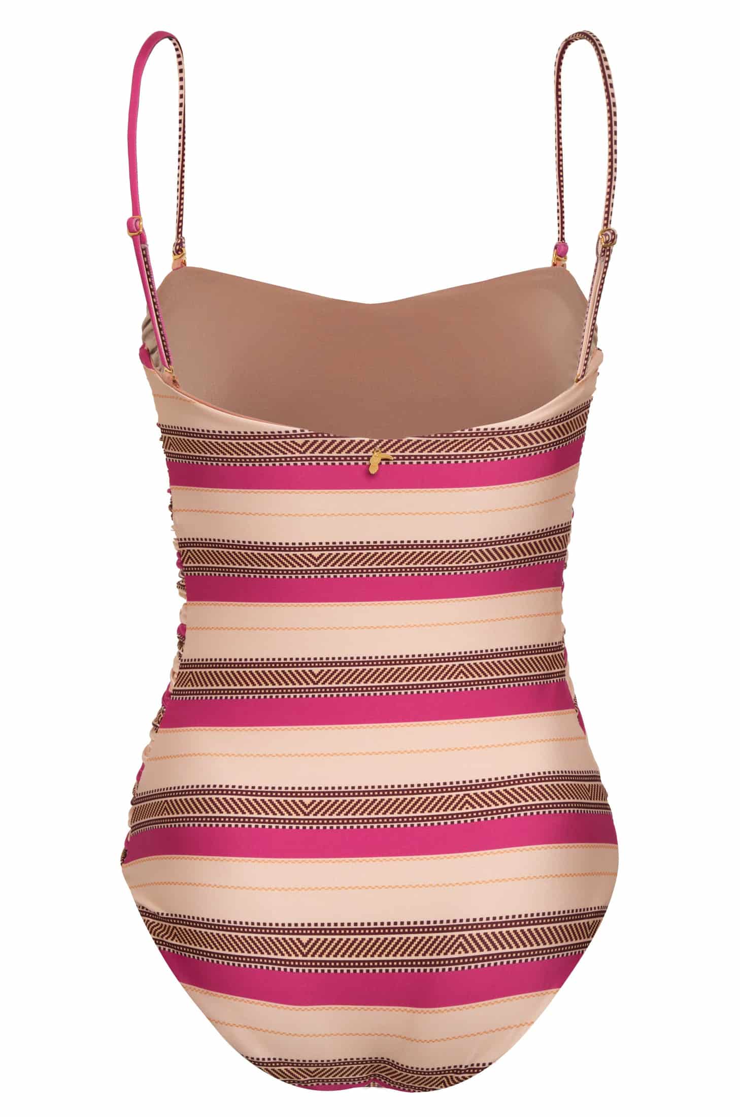 Las Balsas One Piece / Ethnic Pink Stripes - miniatura 4