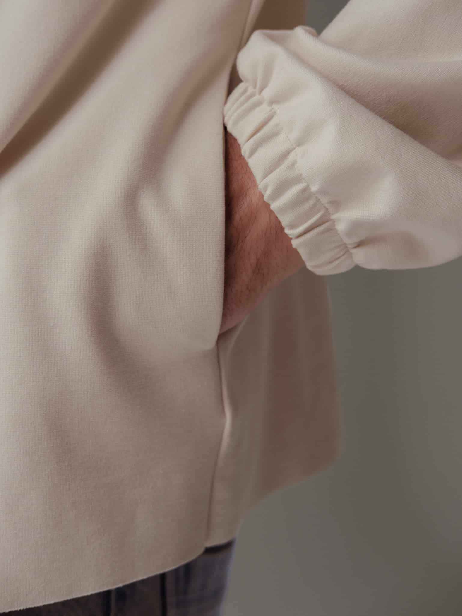 CUT CLEAN HOODIE - SEA SALT - miniatura 6