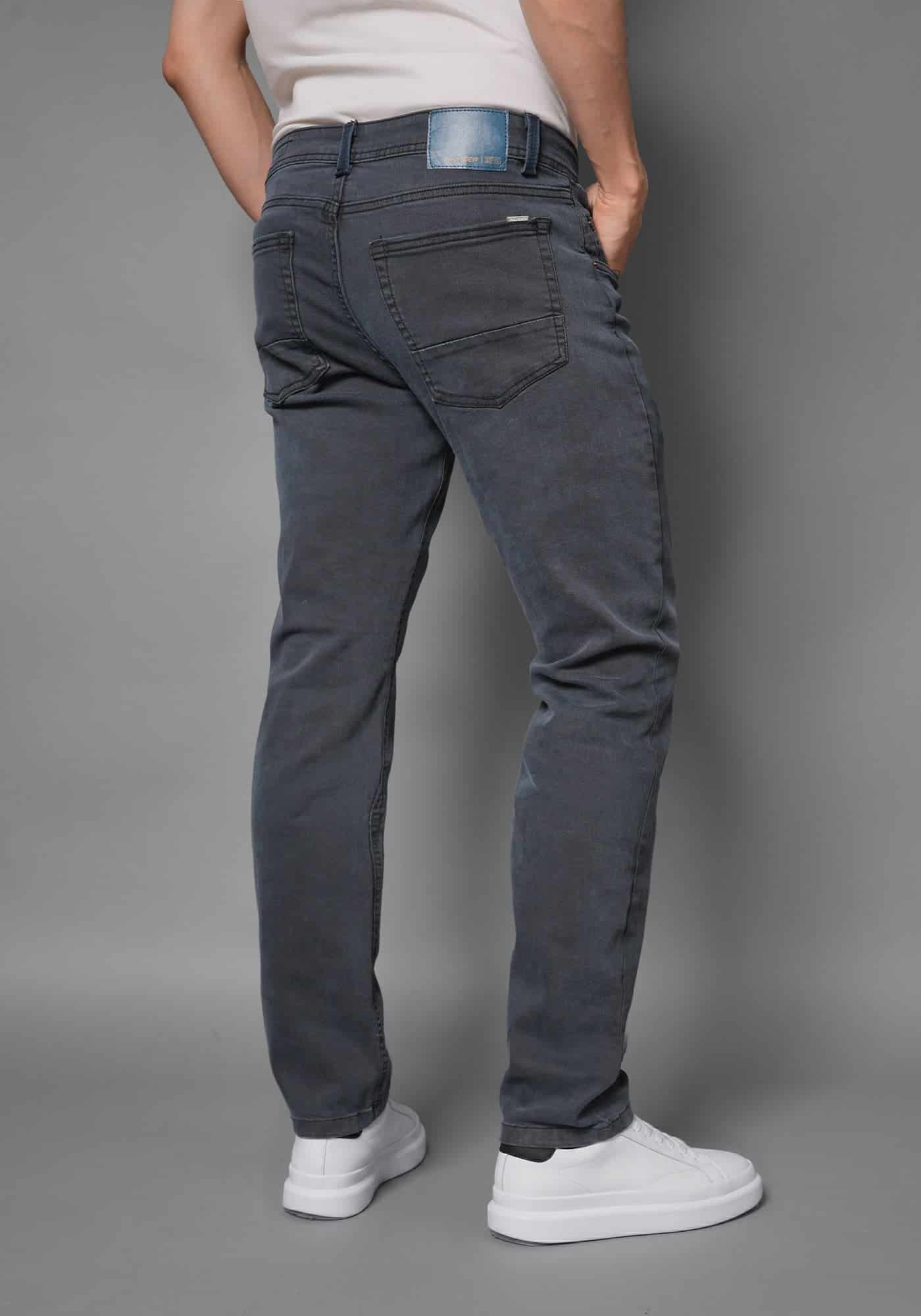 Jean para Hombre en Color Gris Menta Thunder - miniatura 3