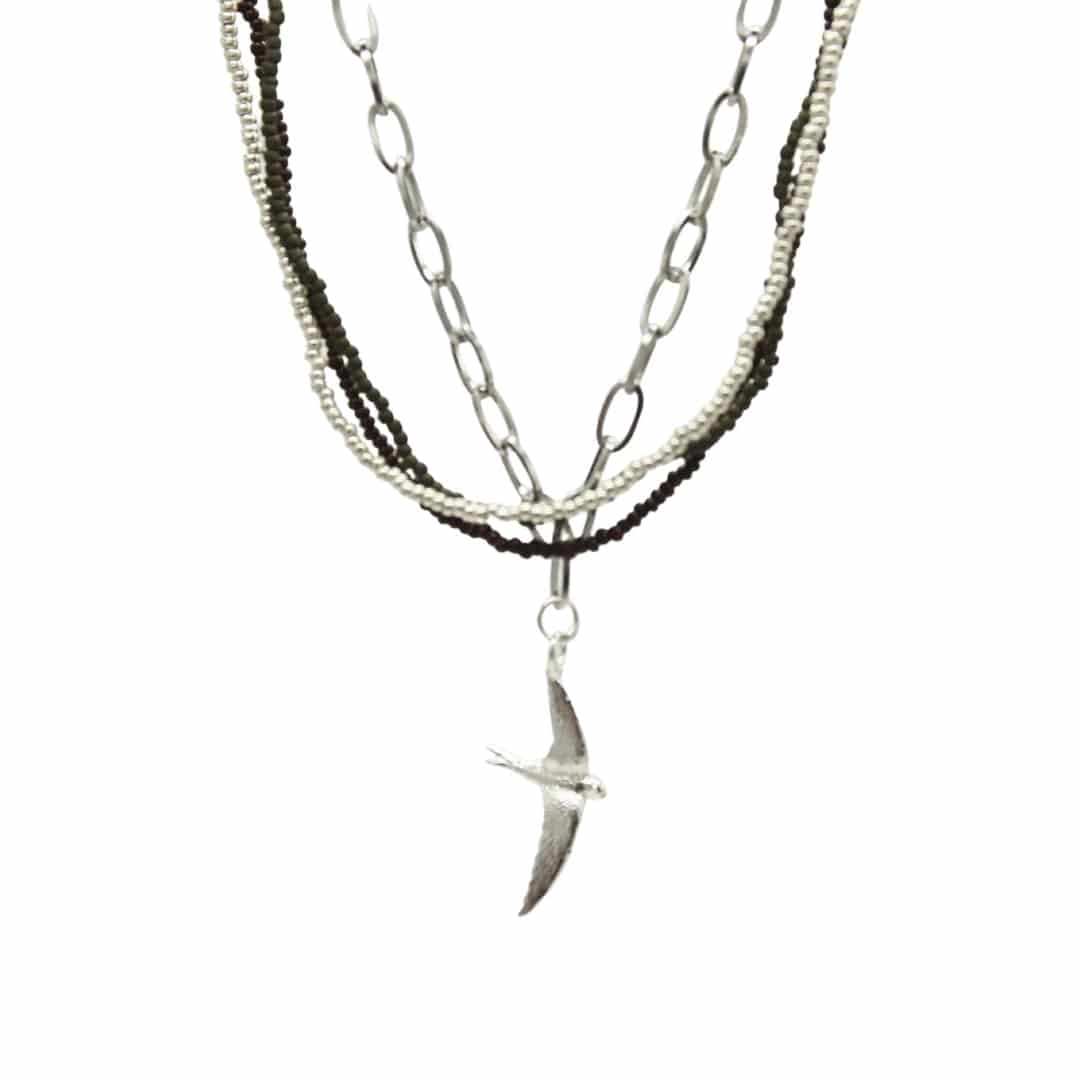Cadenas cordones con vencejo silver - miniatura 1