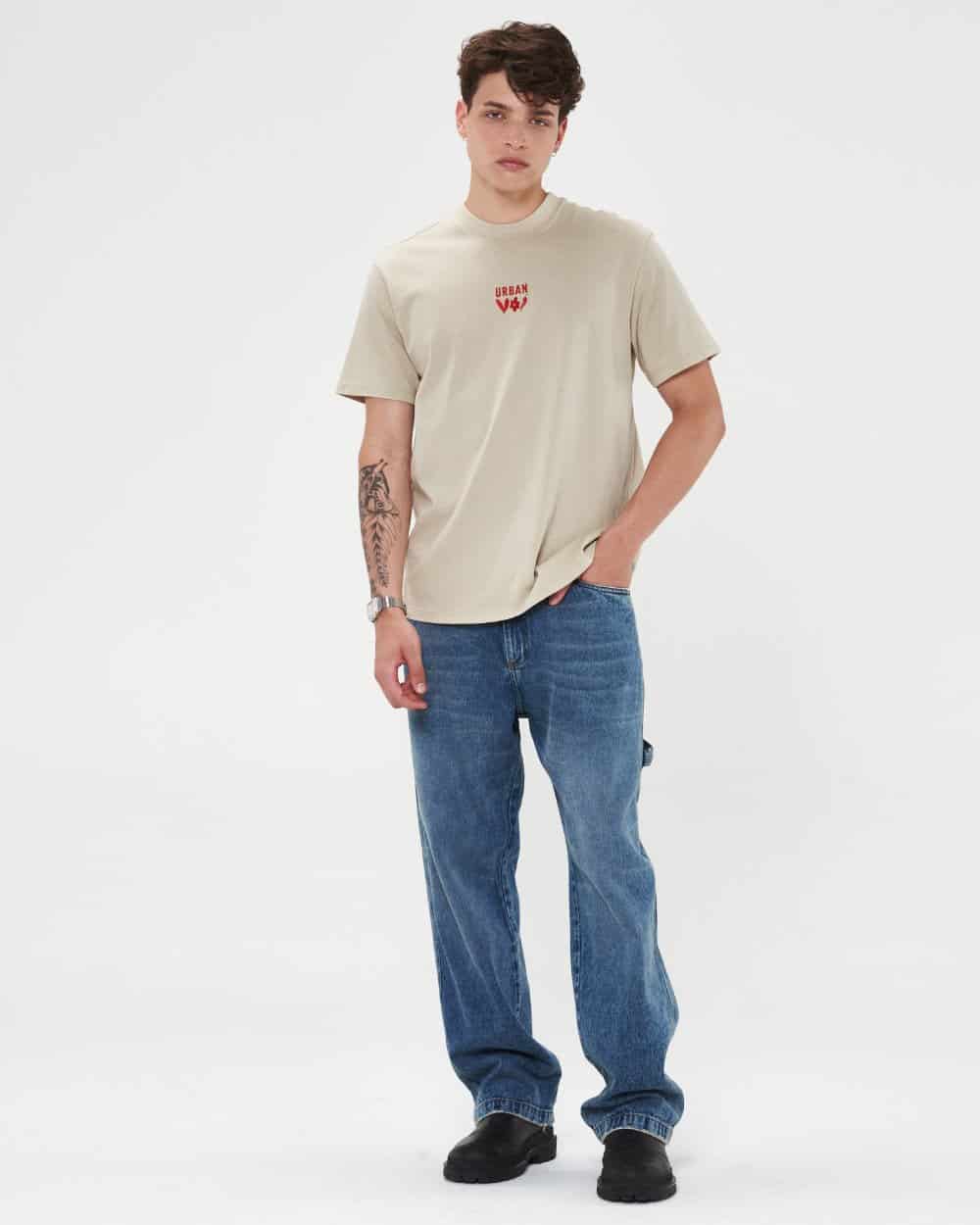 CLOVER TEE BEIGE - miniatura 5