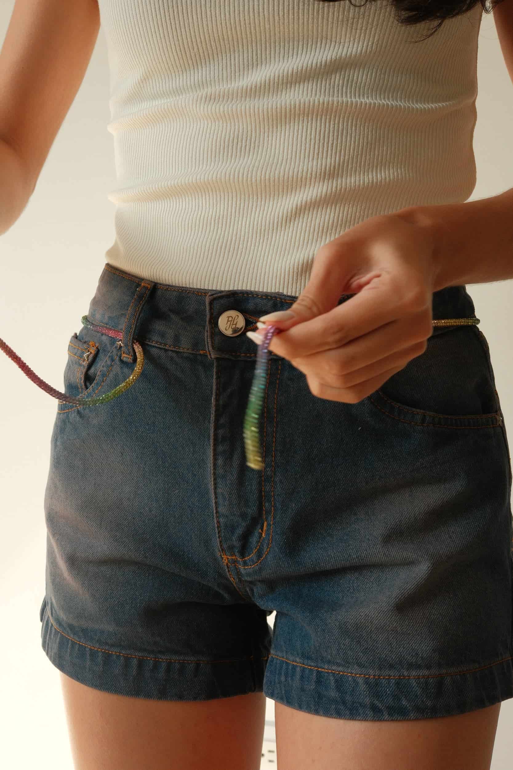 Cotton Candy Shorts Rainbow Belt - miniatura 2