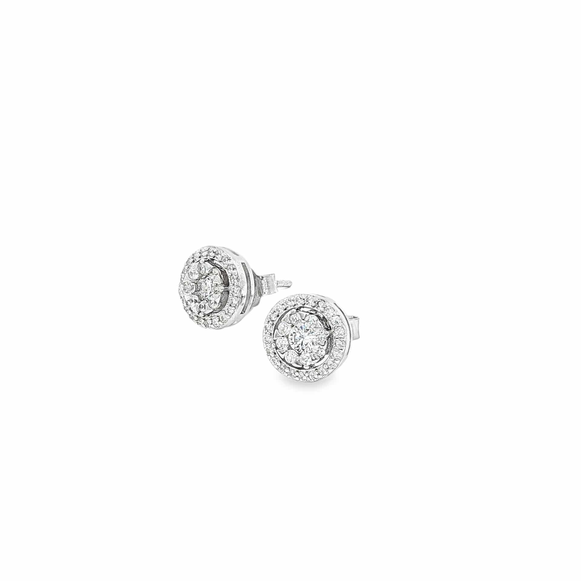 Clear Halo Studs Silver - miniatura 2