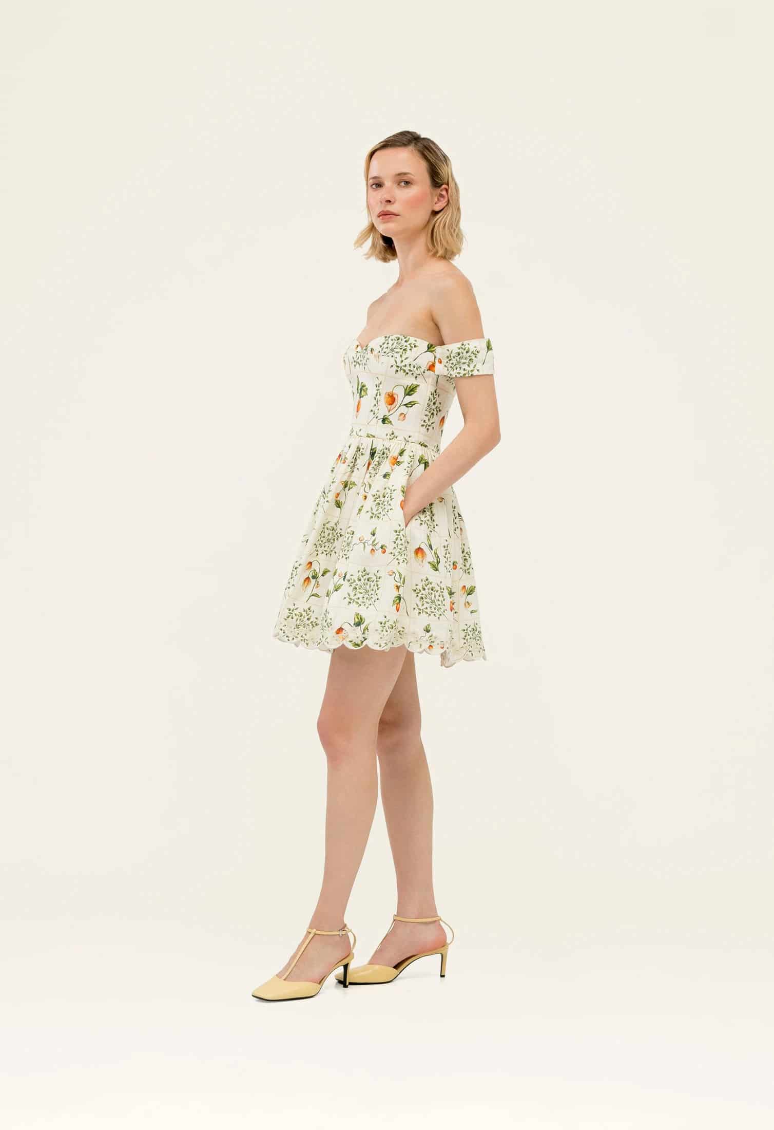 Poesia Uchuva Mini Dress - miniatura 4