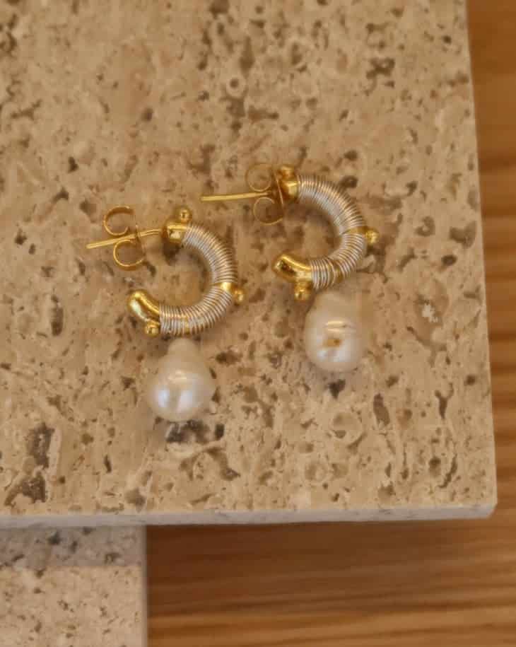 Faro Pearl Mini Hoops - miniatura 2