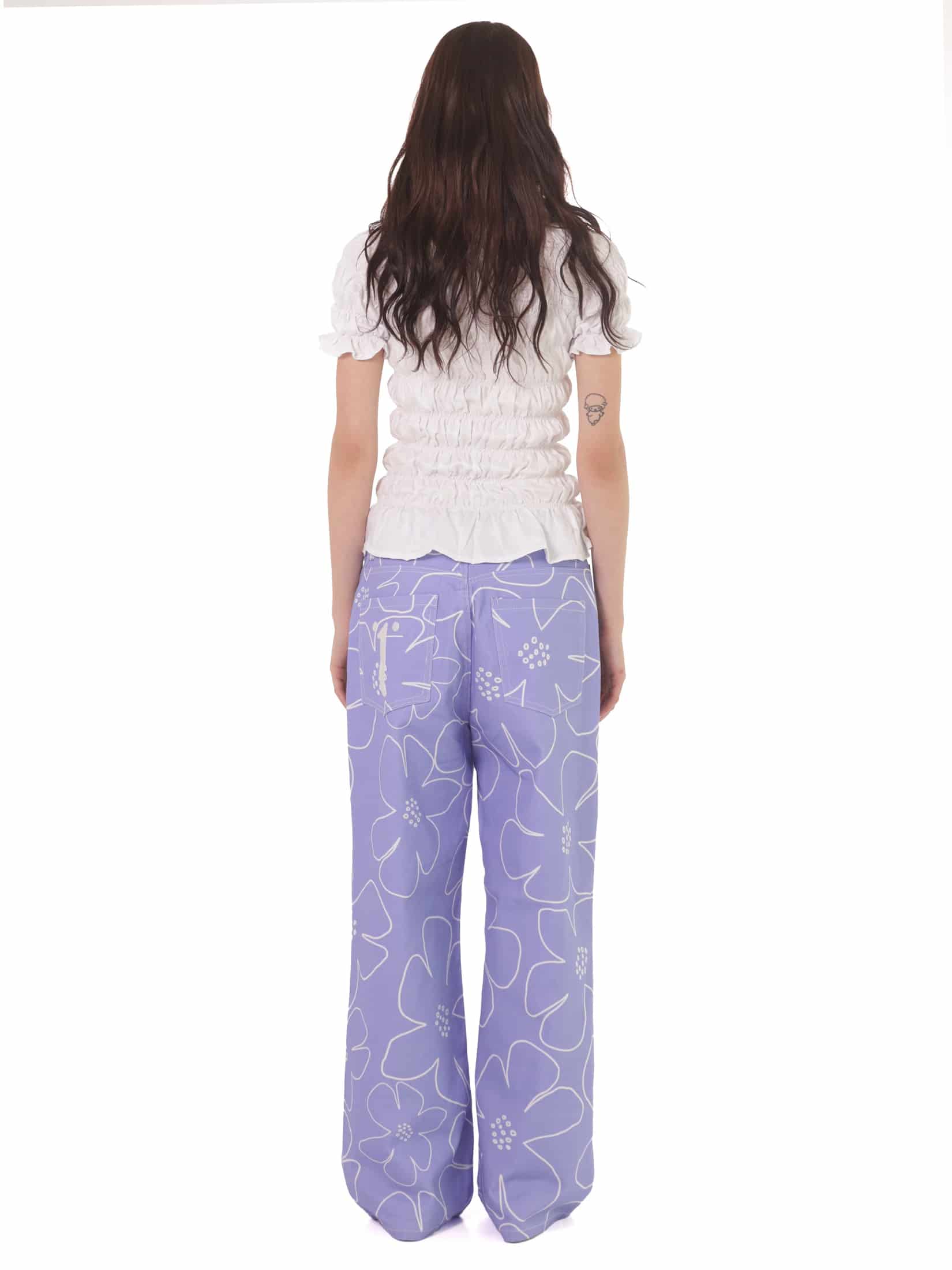 Pantalón Gótico Florentino Morado - miniatura 4