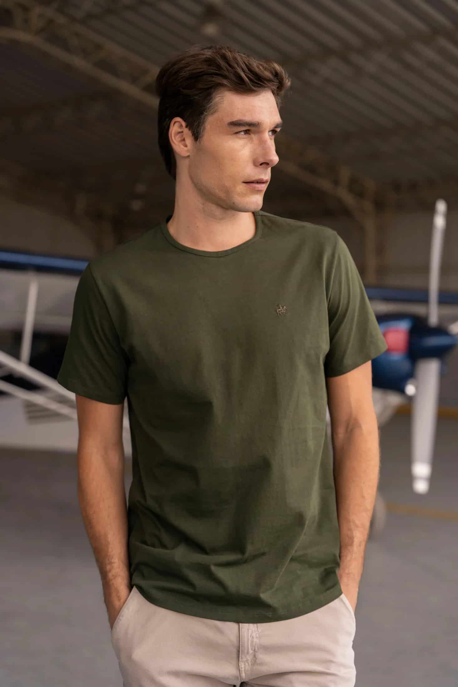 Camiseta Modern Professional Verde Militar - miniatura 1