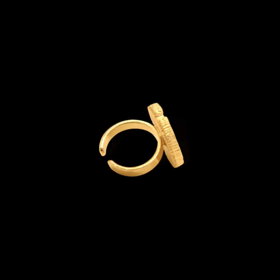 Anillo con hoja de victoria regia - miniatura 3