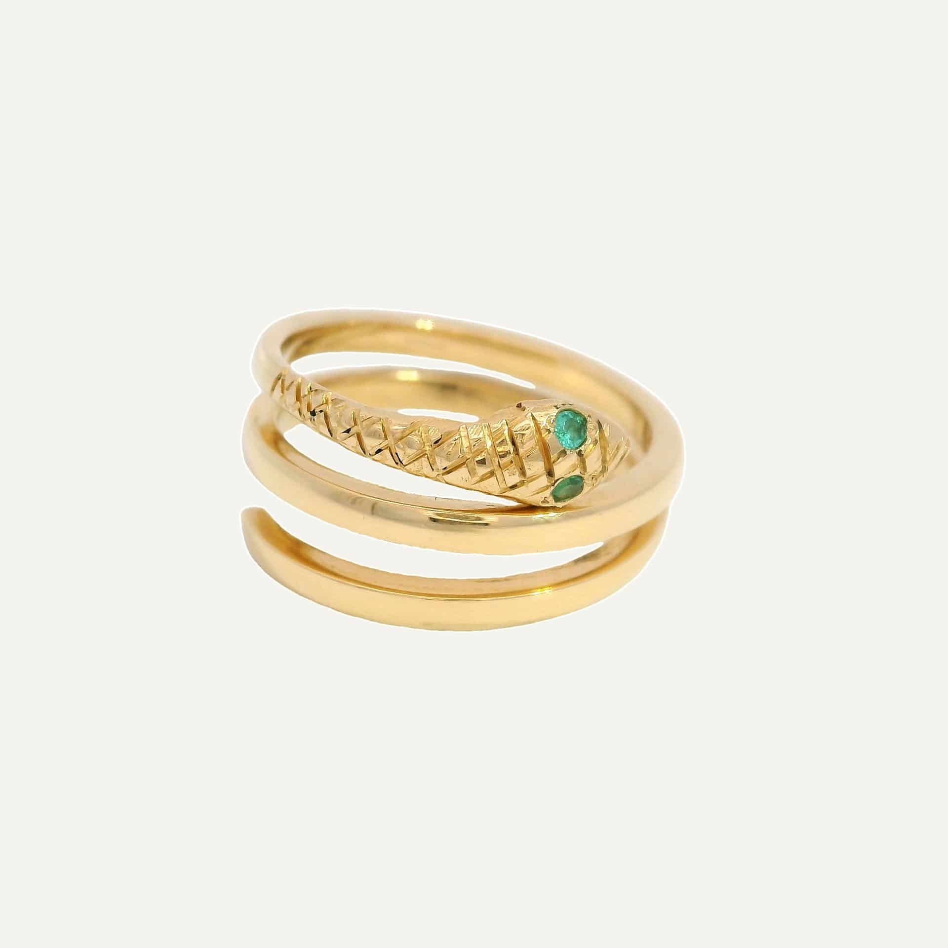 Anillo Mini twisted snake - miniatura 1