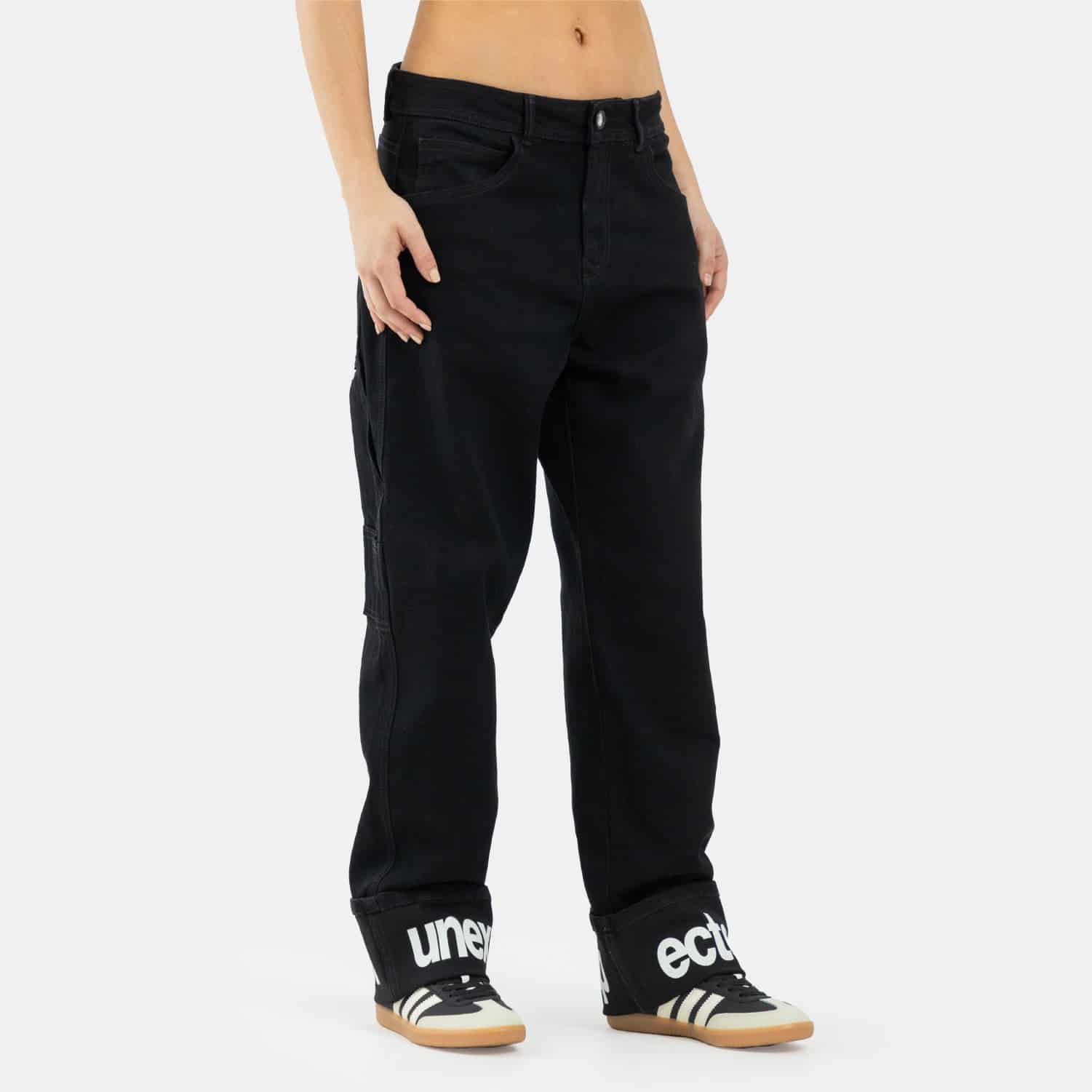 Unexpected Black Relaxed Jeans - miniatura 5