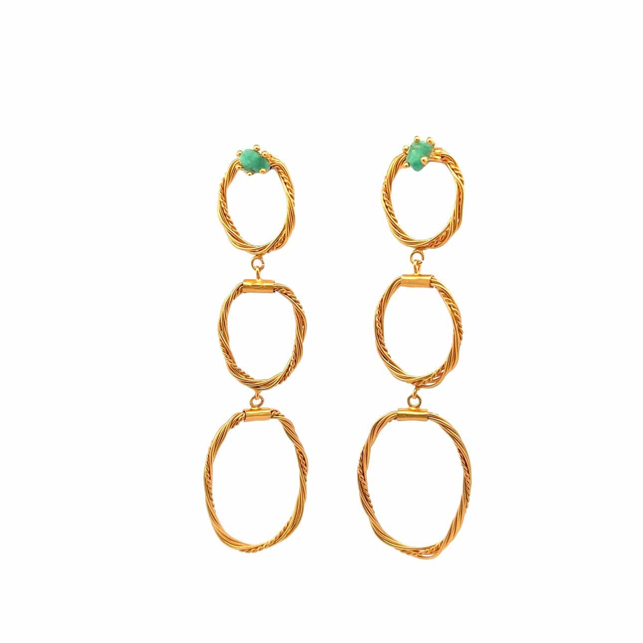 Triple Sailor Earrings - miniatura 1