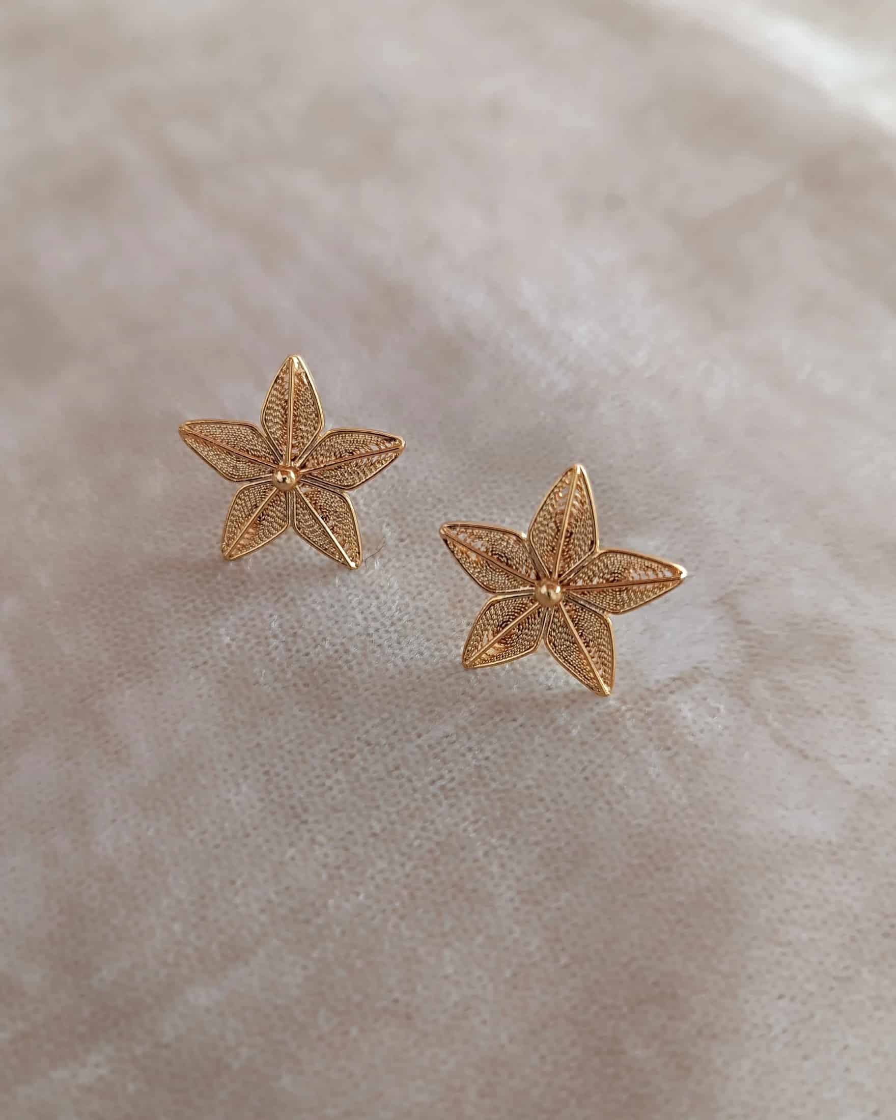Aretes Estrella en filigrana - miniatura 4