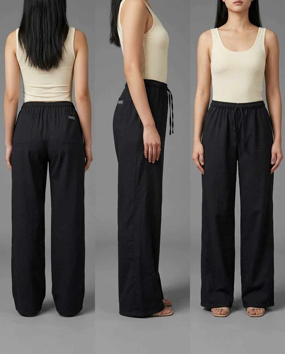Pantalón Negro Jaspeado - miniatura 5