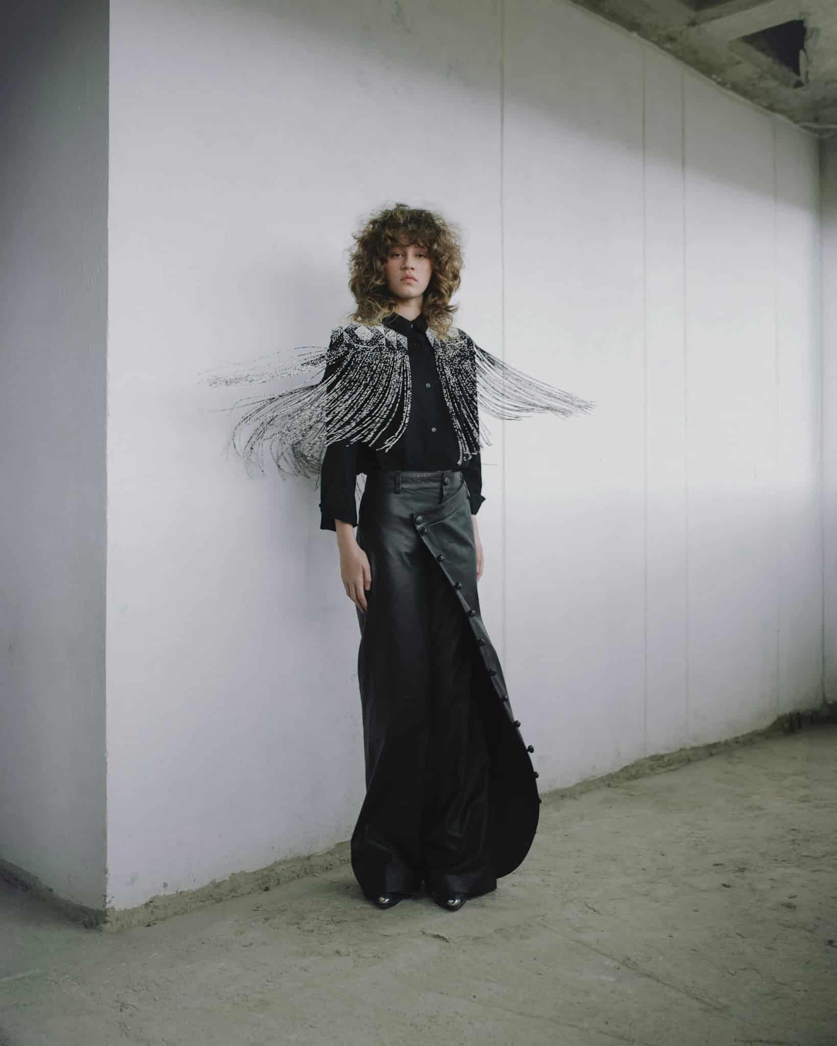 BEADED SHOULDER PADS - miniatura 2