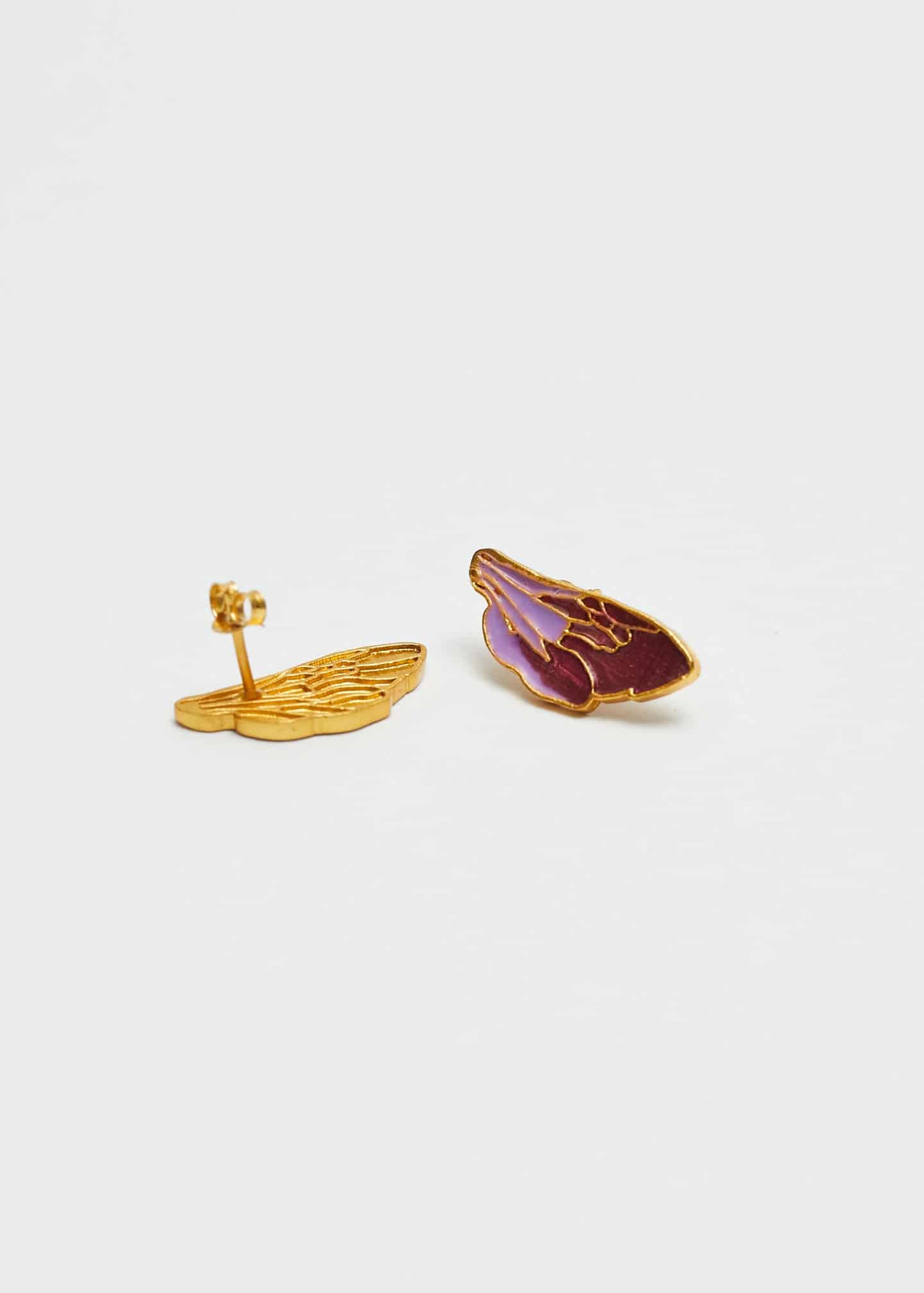 Aretes Wing Ultravioleta - miniatura 1