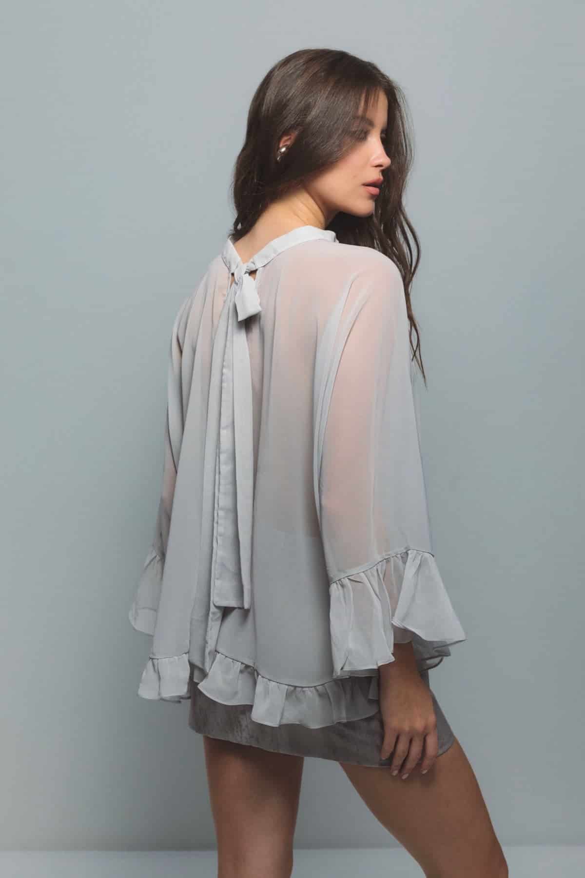 Mariposa Blouse | Cloud - miniatura 3