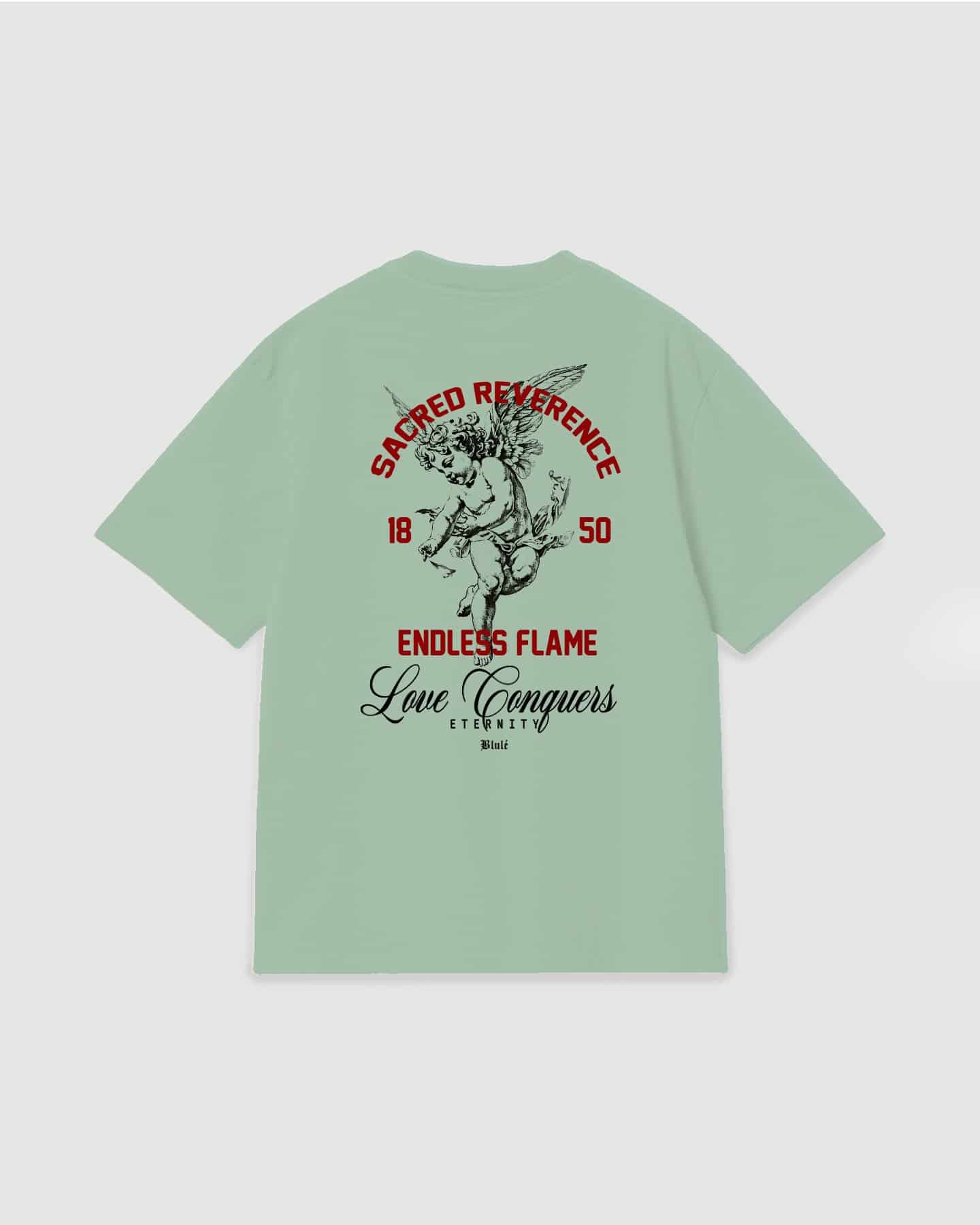 Oversized T Shirt Reverence Light Green - miniatura 1