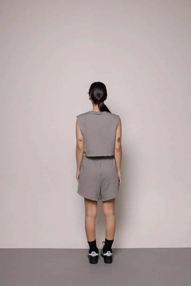 Short 8727 Sgo Dama-Gris - miniatura 4