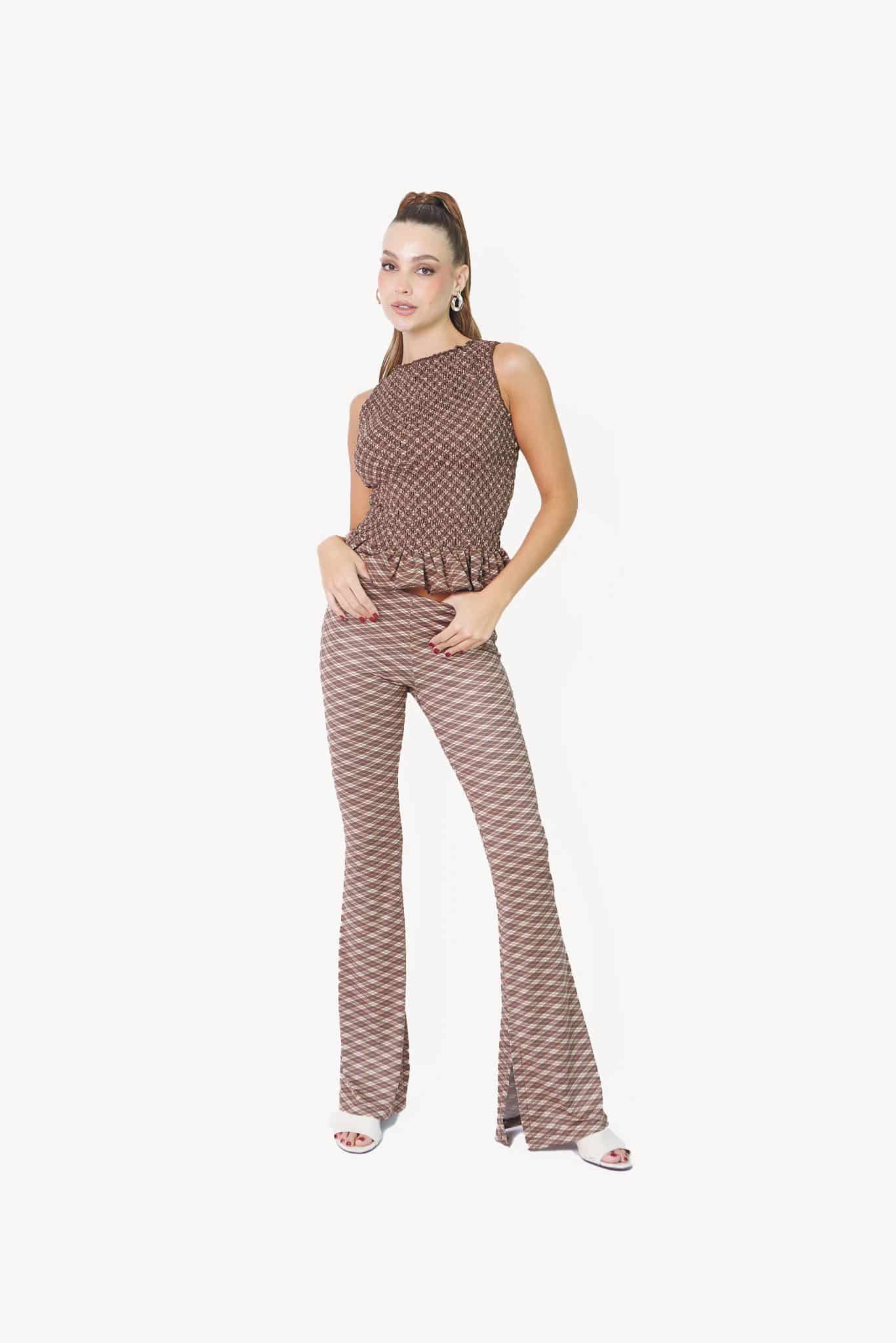 Ruched Shirt in Cattail - miniatura 1