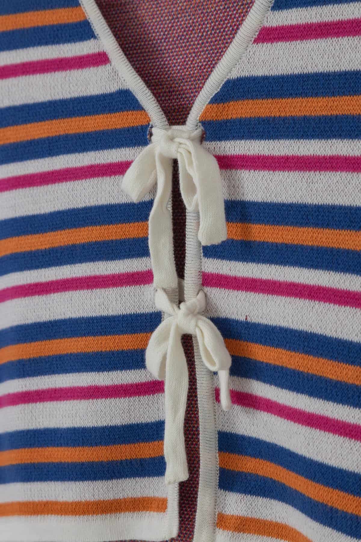 TROPICAL STRIPE TOP - miniatura 4