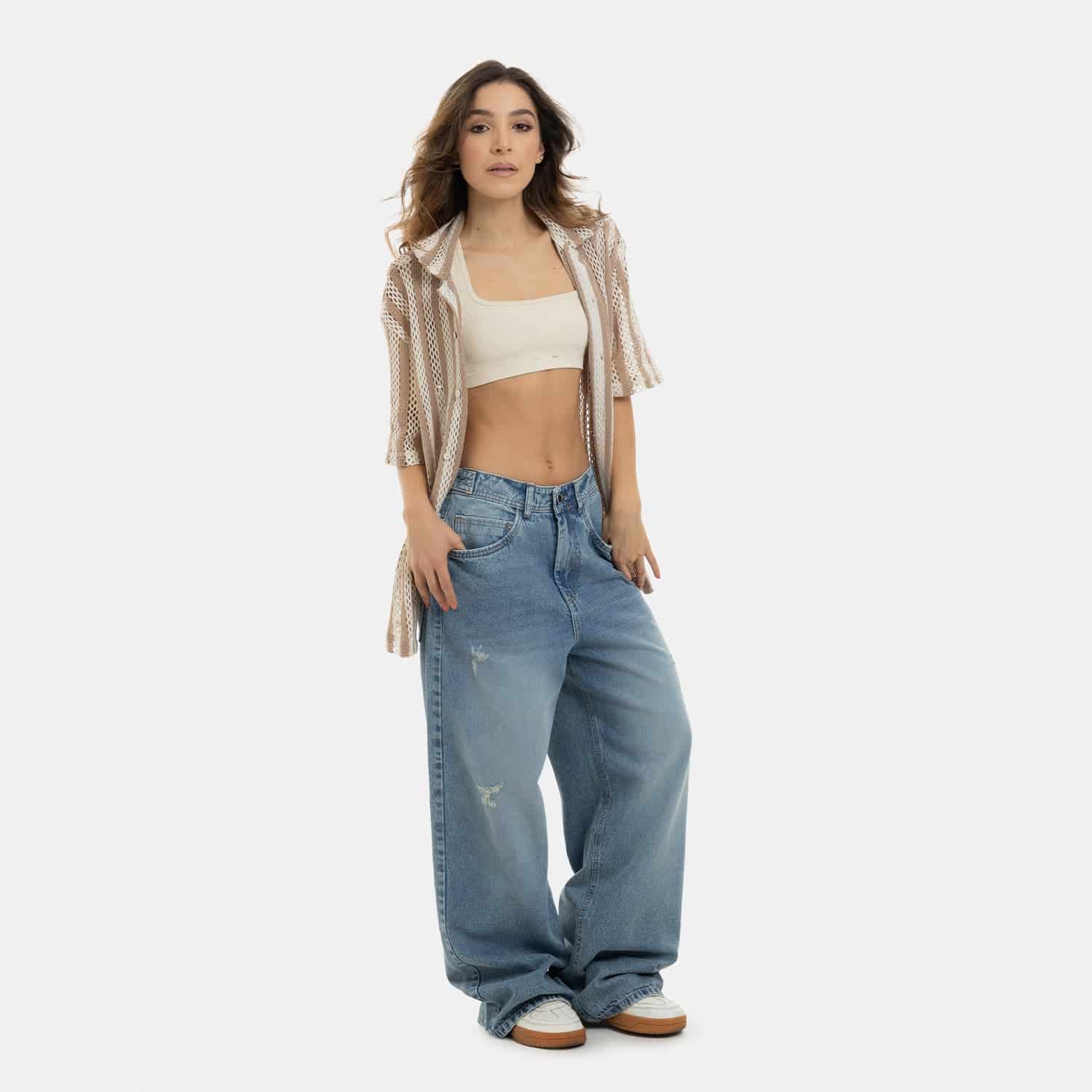 Oversized Flow Denim Ligth Blue - miniatura 2