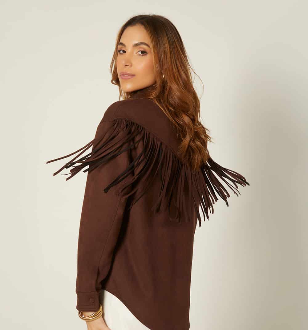 Sobrecamisa con flecos - miniatura 4