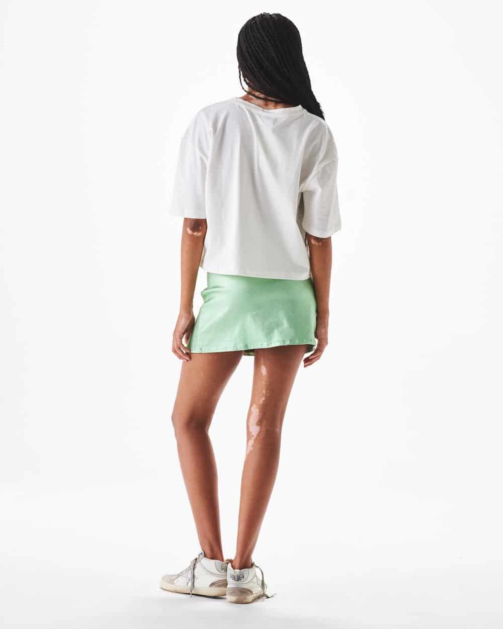 MINI SKIRT METALLIC MINT - miniatura 4