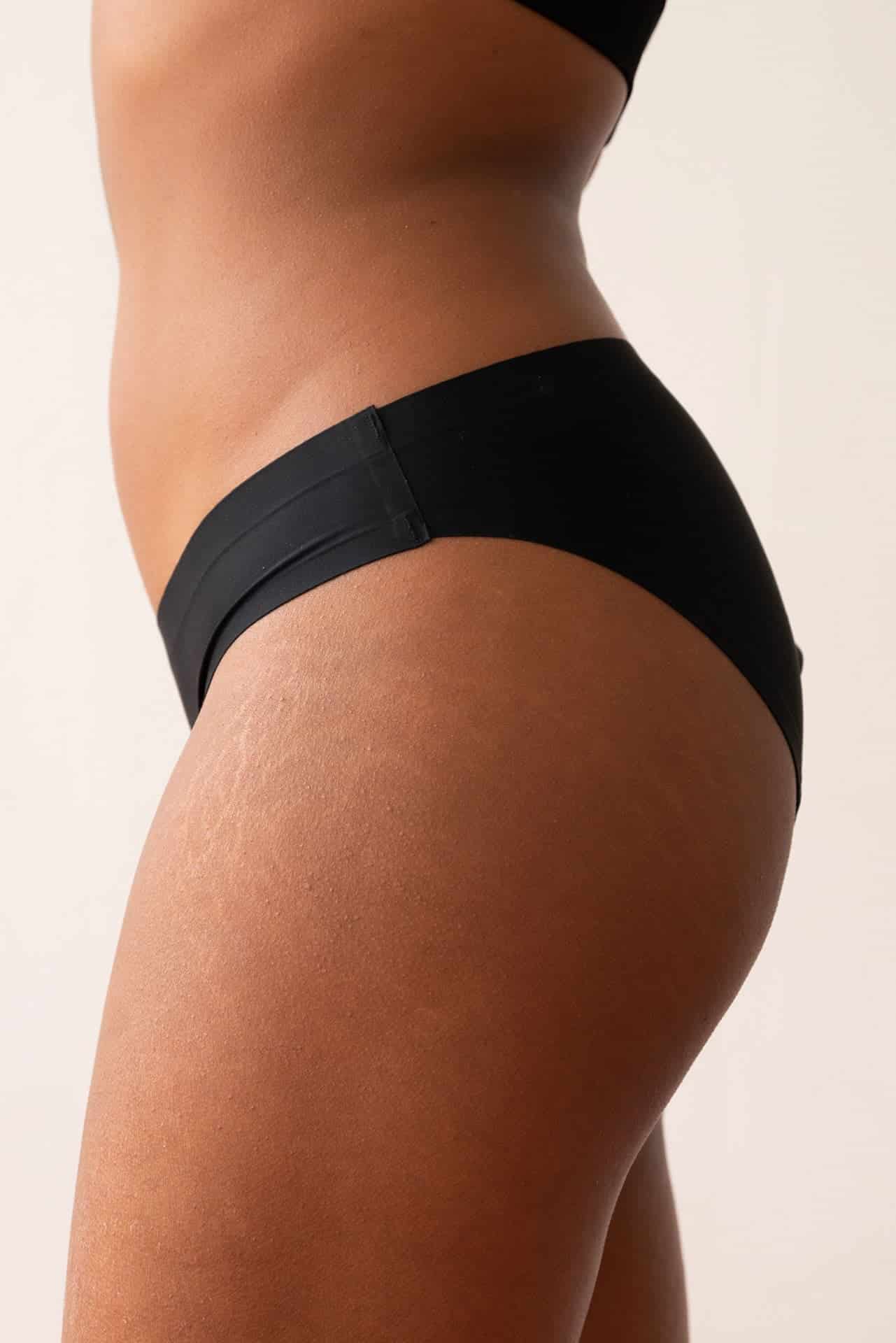 Calzones Menstruales  | Descaderado negro seamless - miniatura 5
