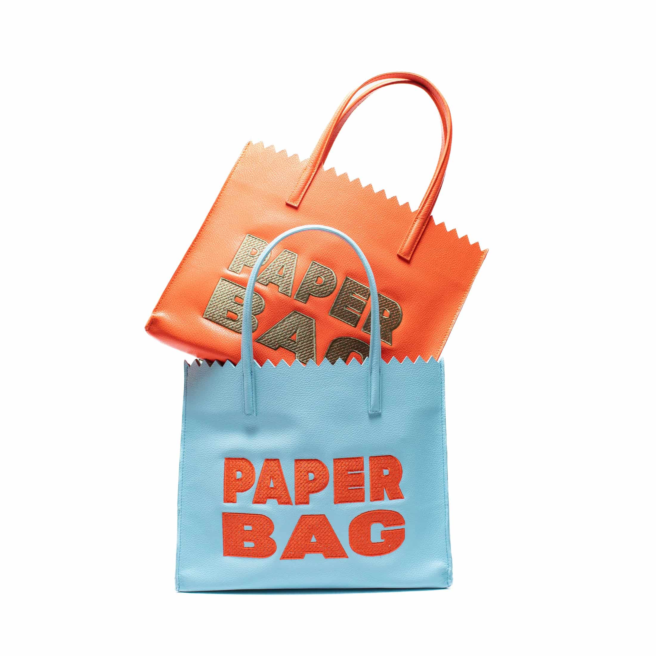 PAPER BAG SHORT aperol x verde oliva - miniatura 4