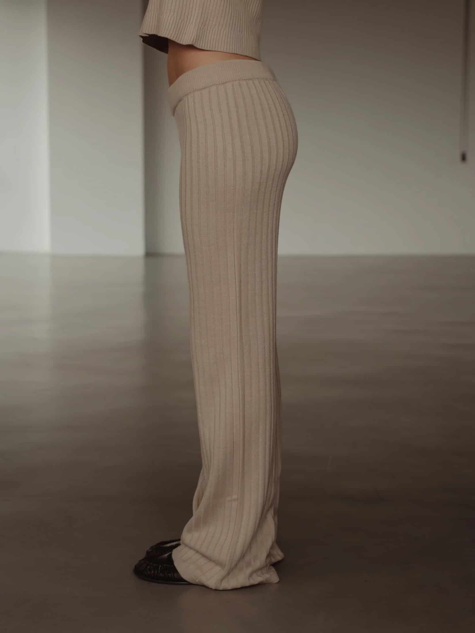 SAUNA KNIT PANTS - NATURAL - miniatura 6