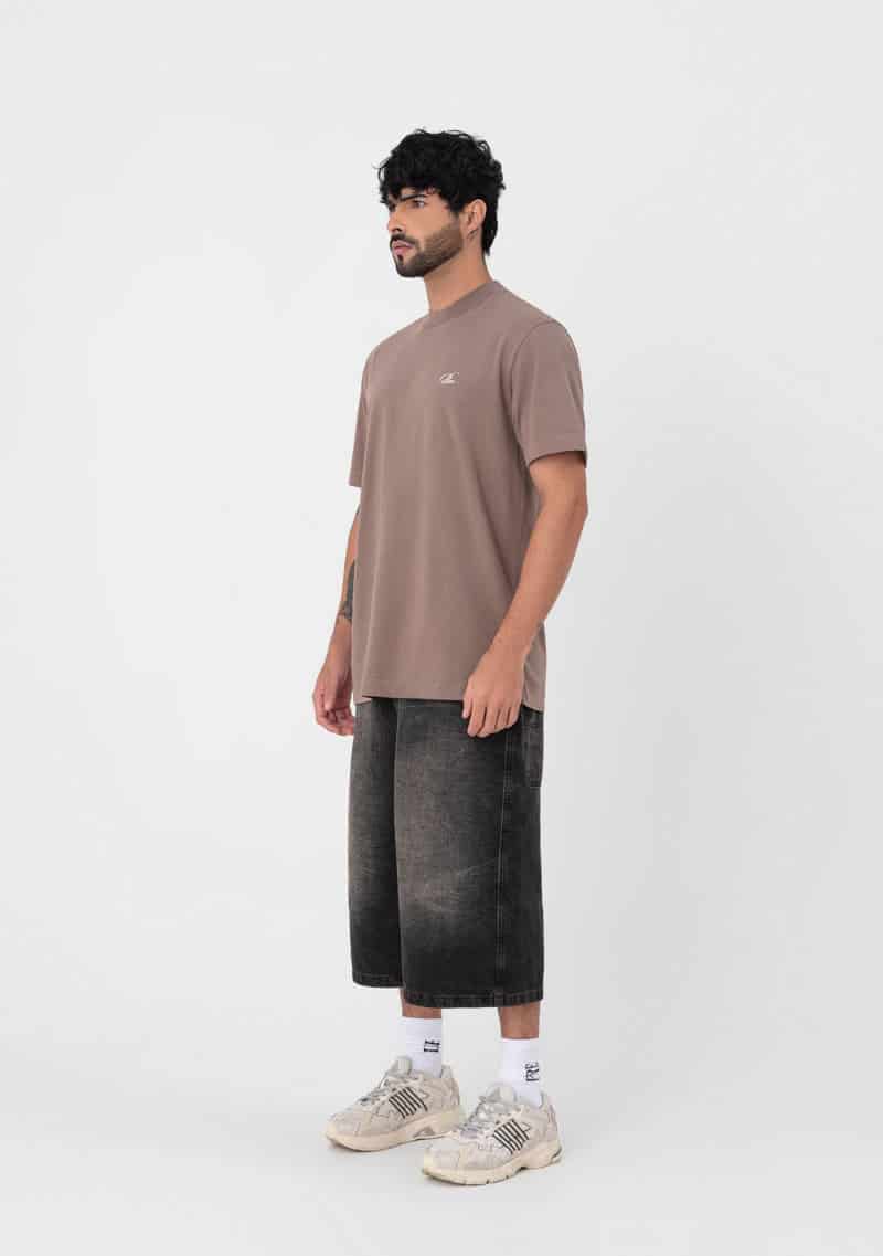 Atelier regular brown t-shirt - miniatura 8