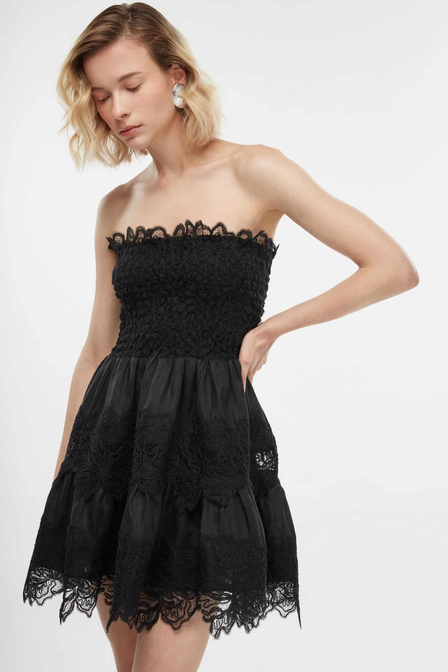 BRISA MINI DRESS BLACK - miniatura 3