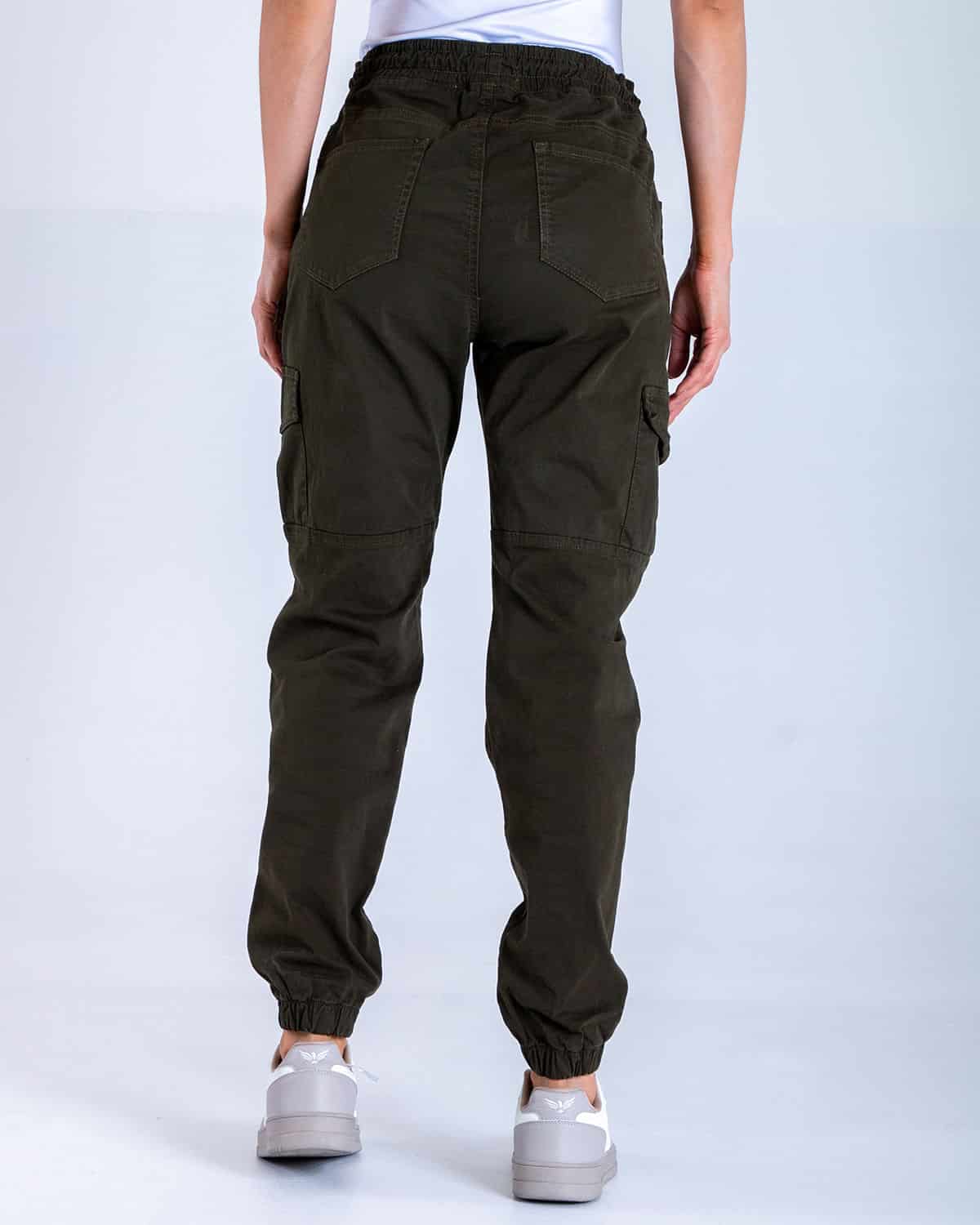 Jogger verde para mujer - miniatura 3