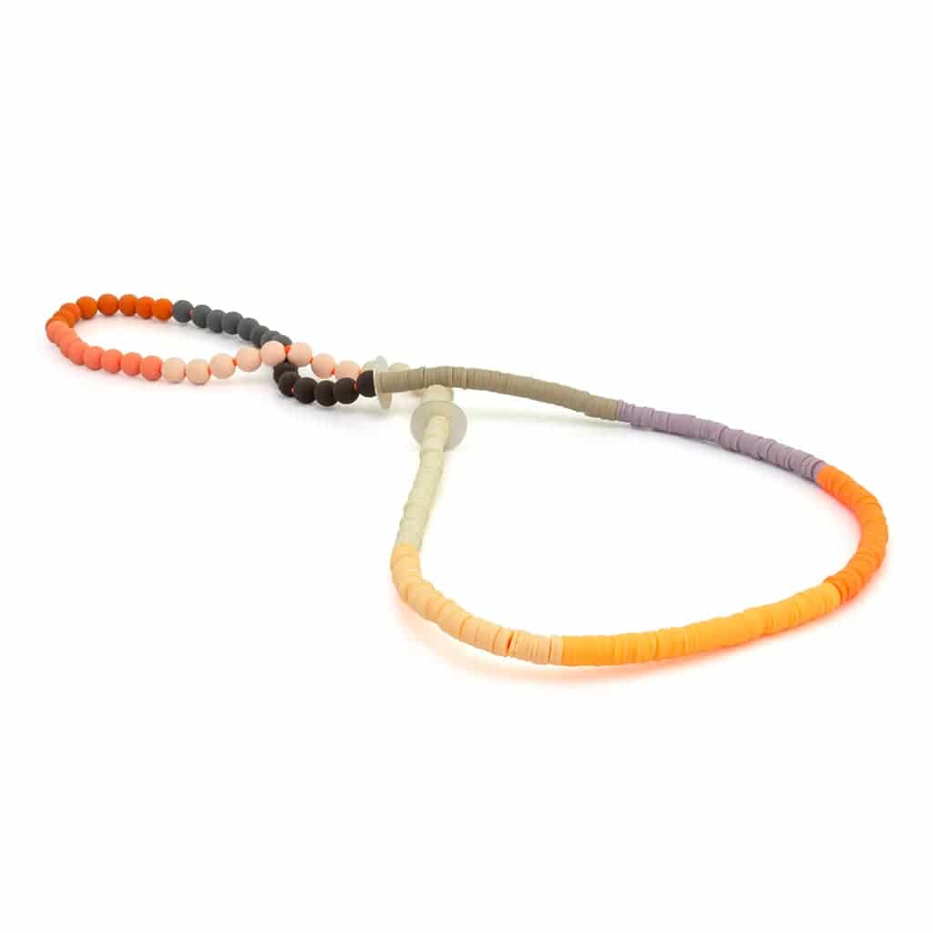 COLLAR 2 CIRCULOS PLATA - miniatura 2